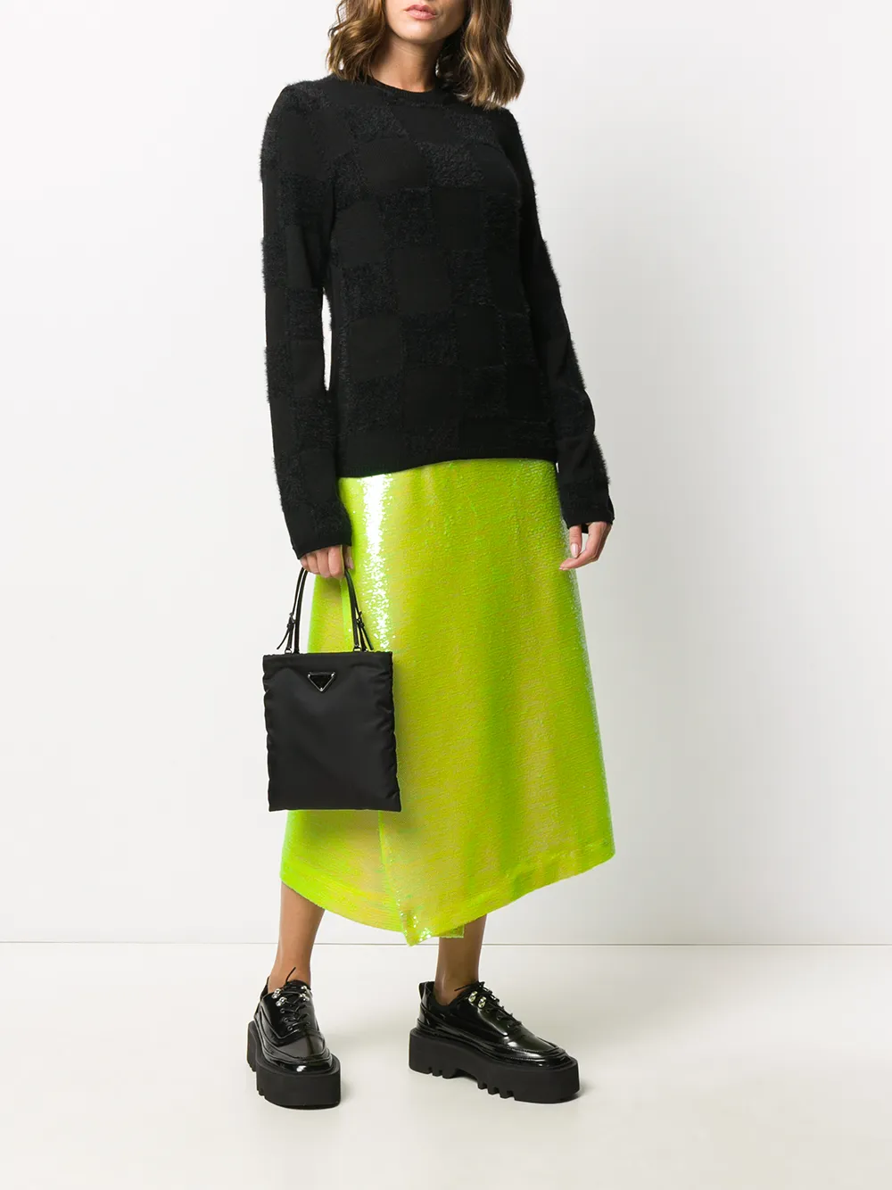 COMME DES GARCONS - Women Solid Color Fringe Sweater