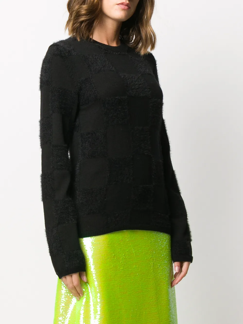 COMME DES GARCONS - Women Solid Color Fringe Sweater - Image 2