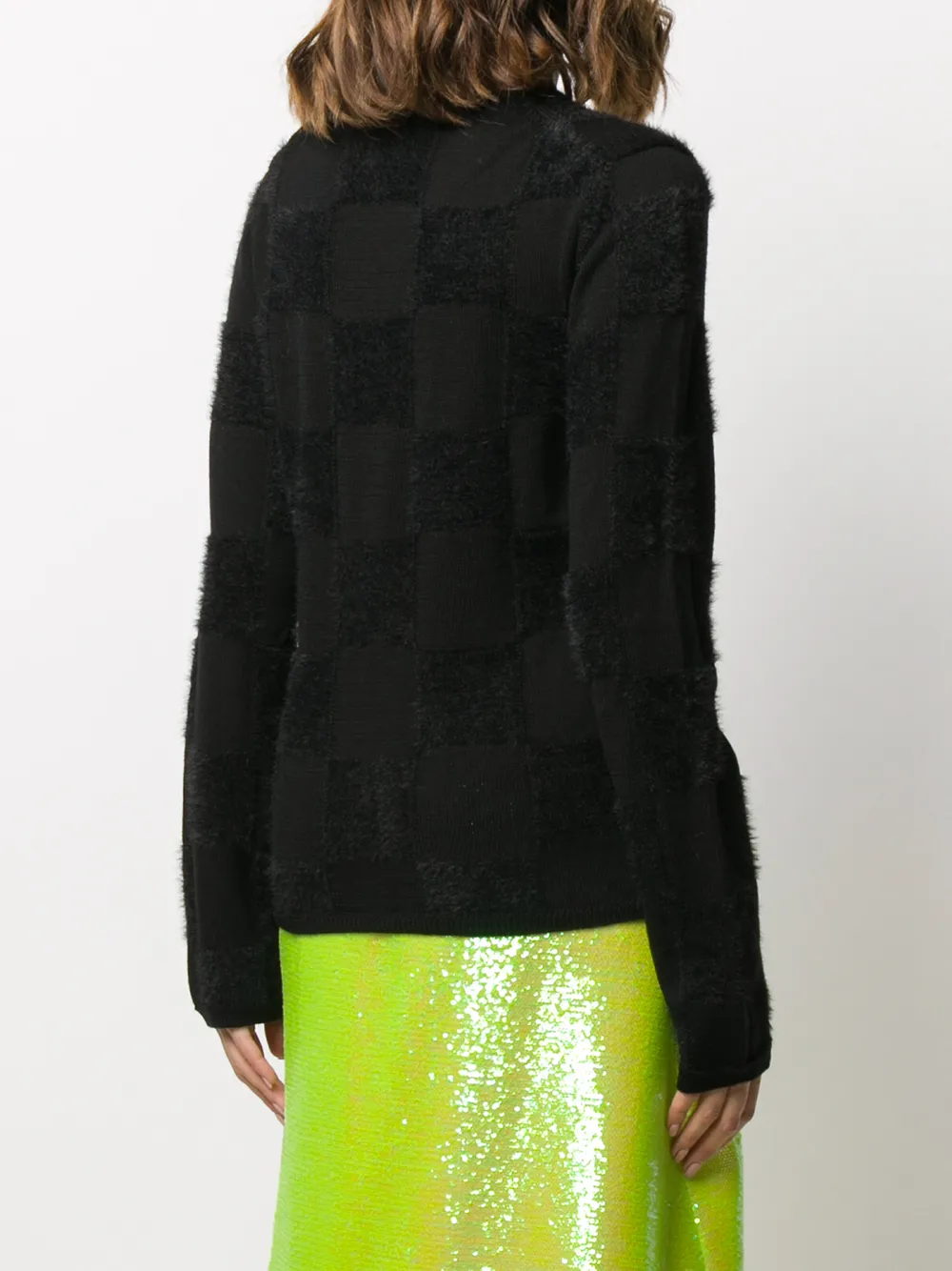 COMME DES GARCONS - Women Solid Color Fringe Sweater - Image 3