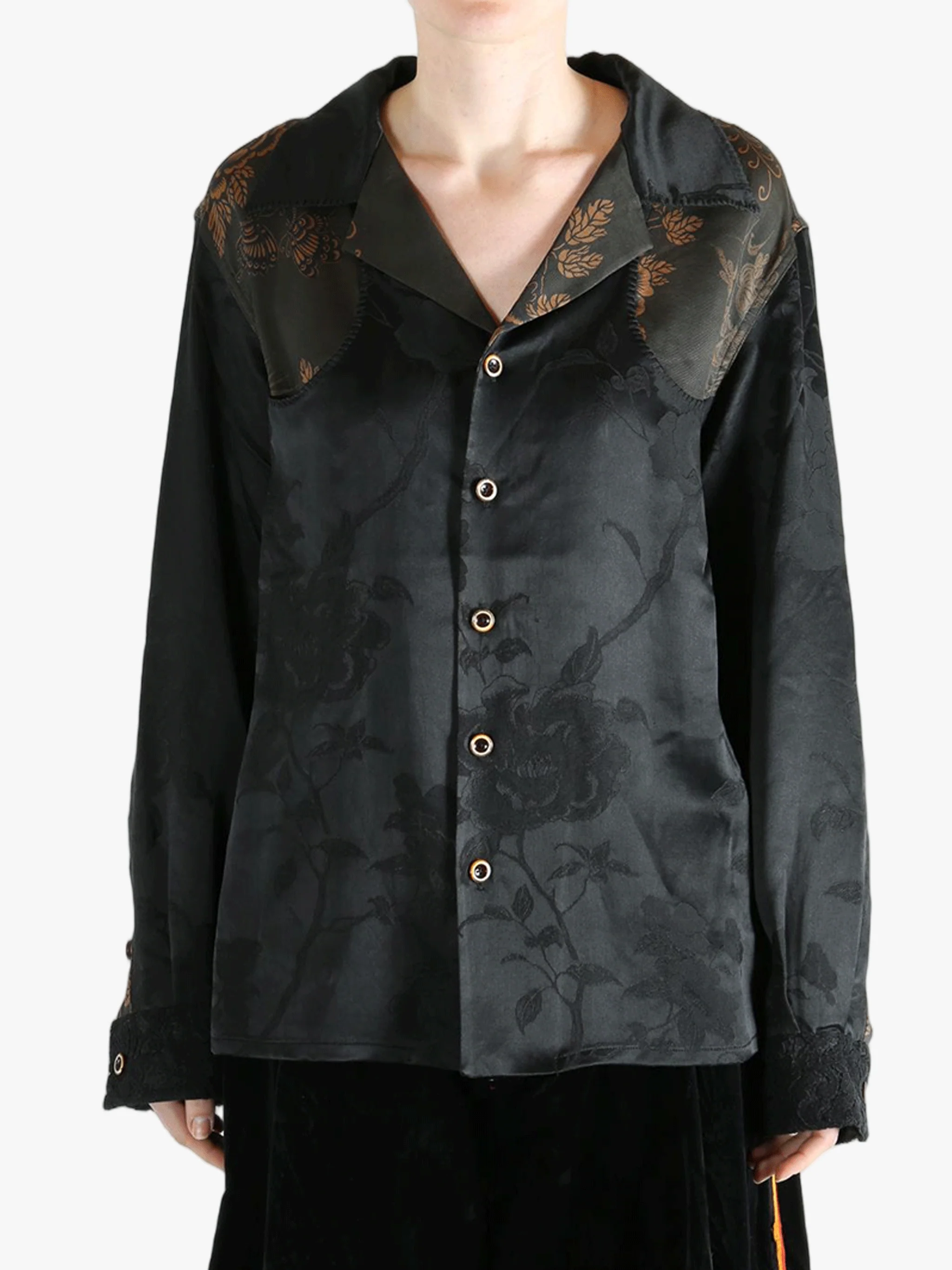 COMMUNS - Men Patterned Relaxed Shirt