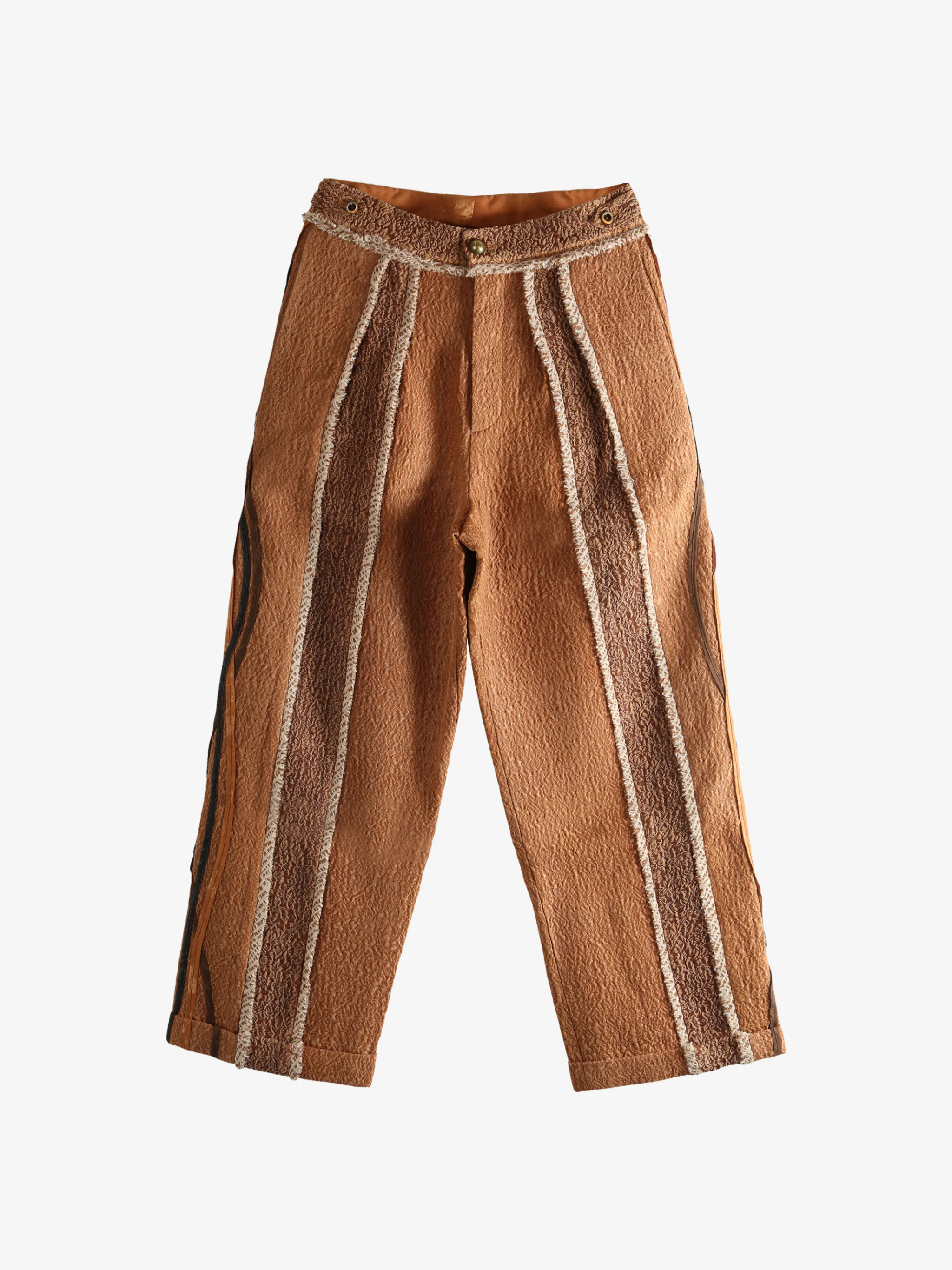 COMMUNS - Unisex Brown Stripes Pants - Image 3