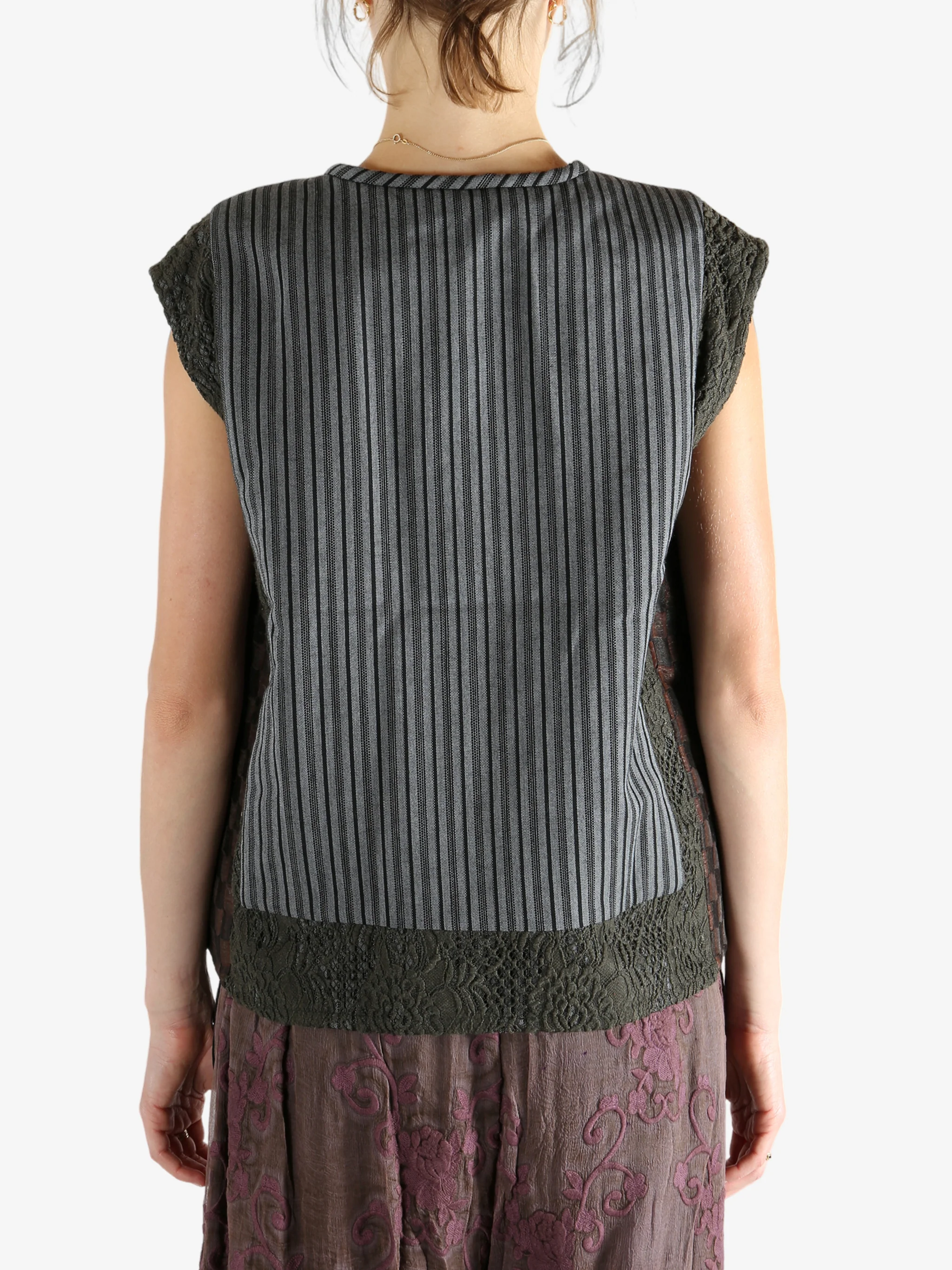 COMMUNS - Unisex Vertical Stripes Vest - Image 3
