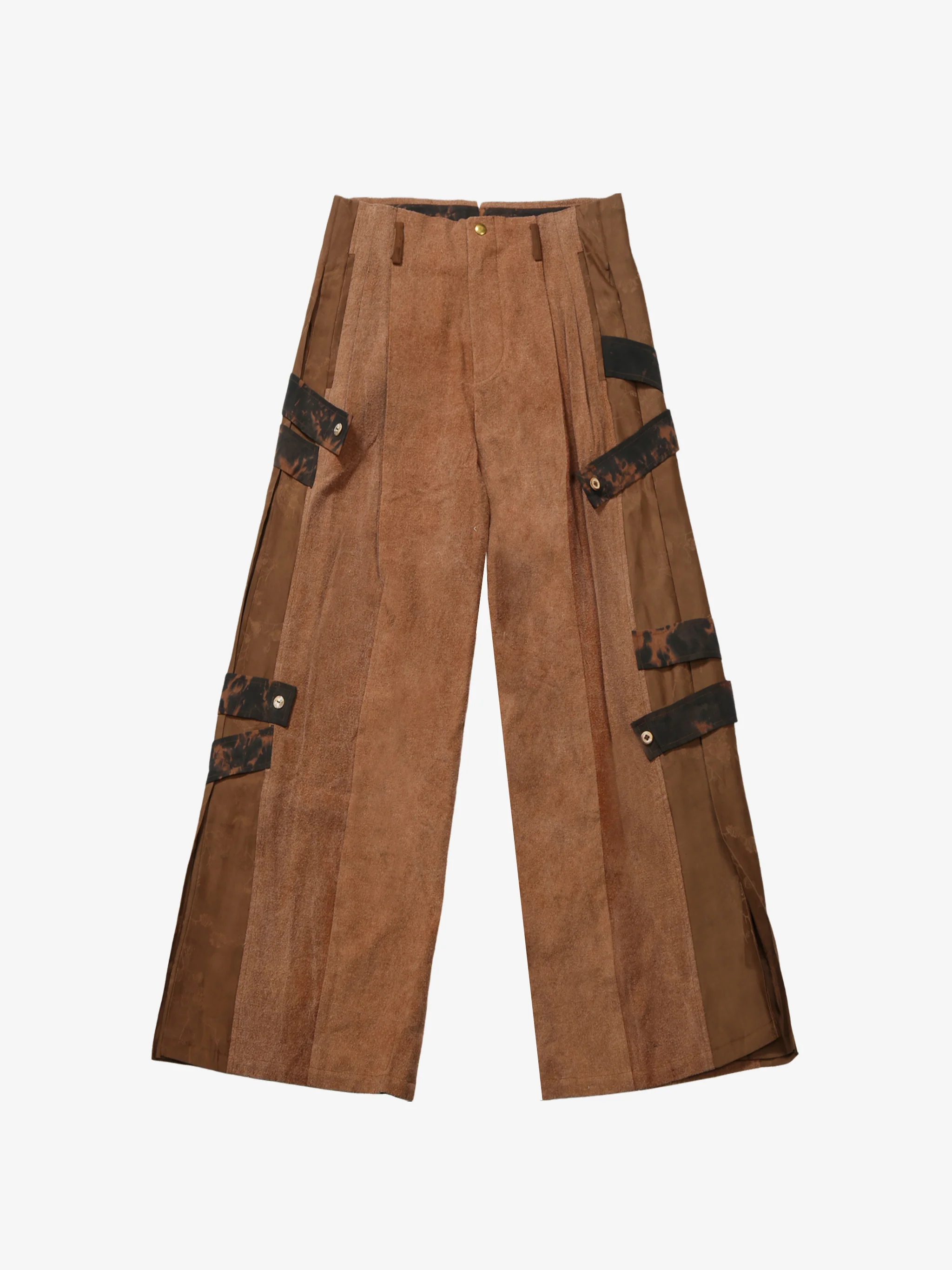 COMMUNS - Women Buckle Straps Loose Fit Pants - Image 4