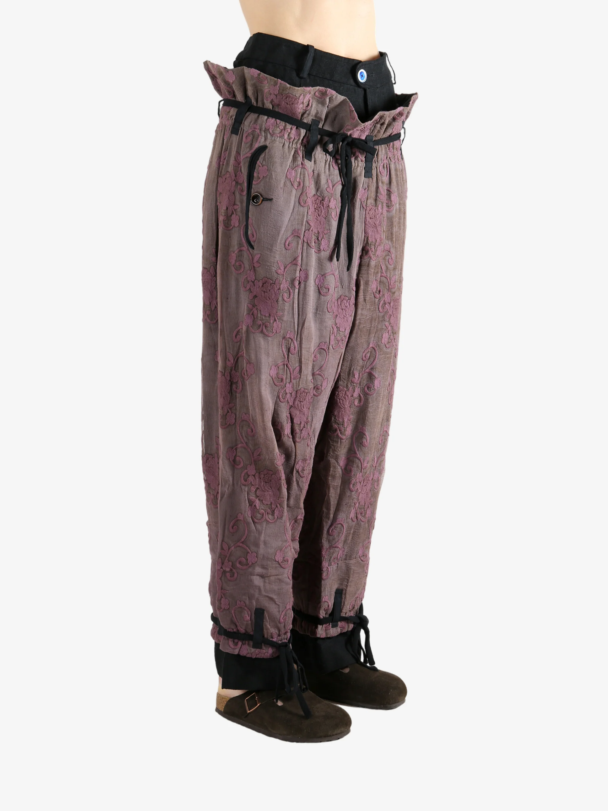 COMMUNS - Women Lace Overlay Pants - Image 2