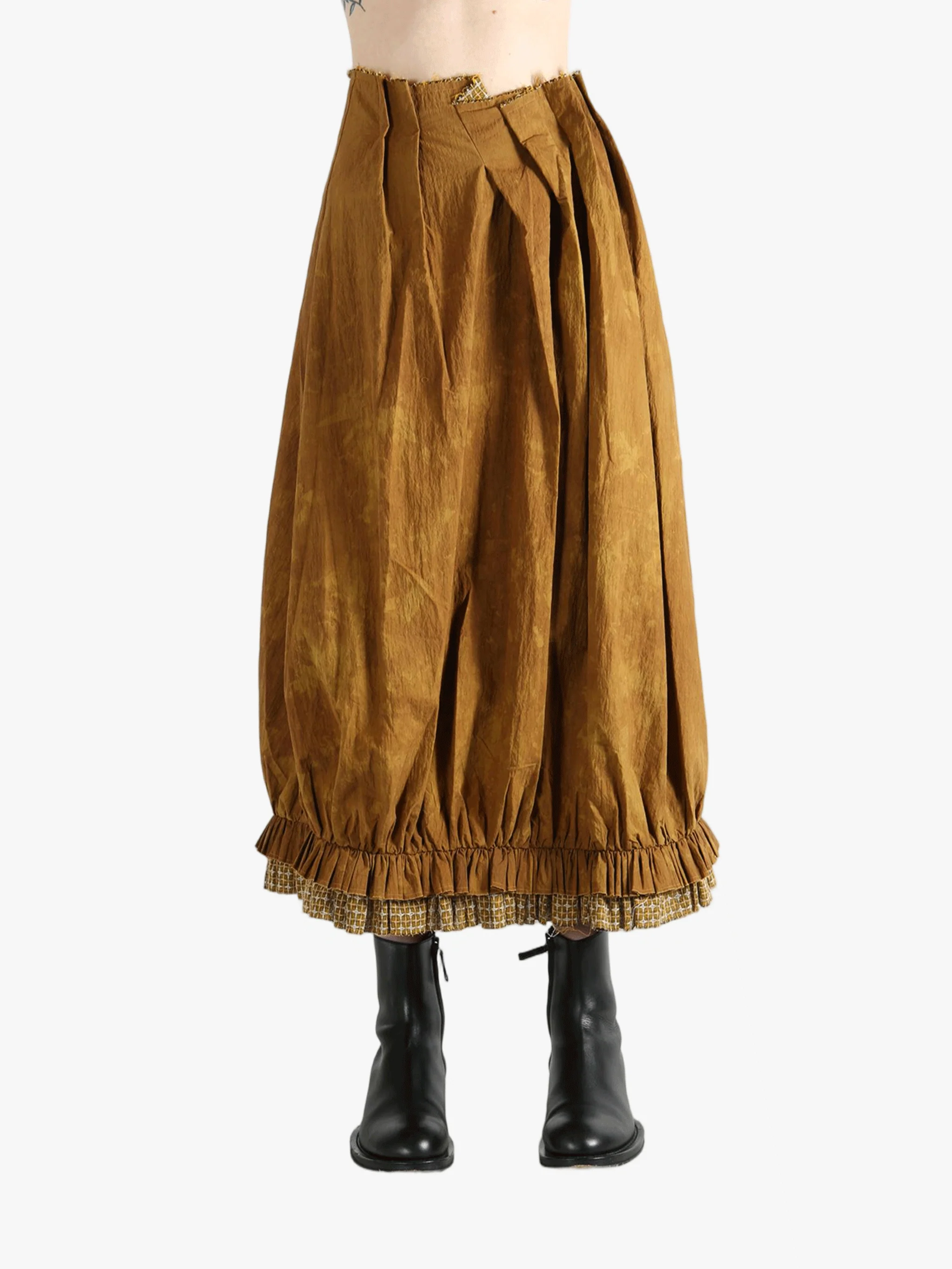 COMMUNS - Women Tiered Ruffle Skirt