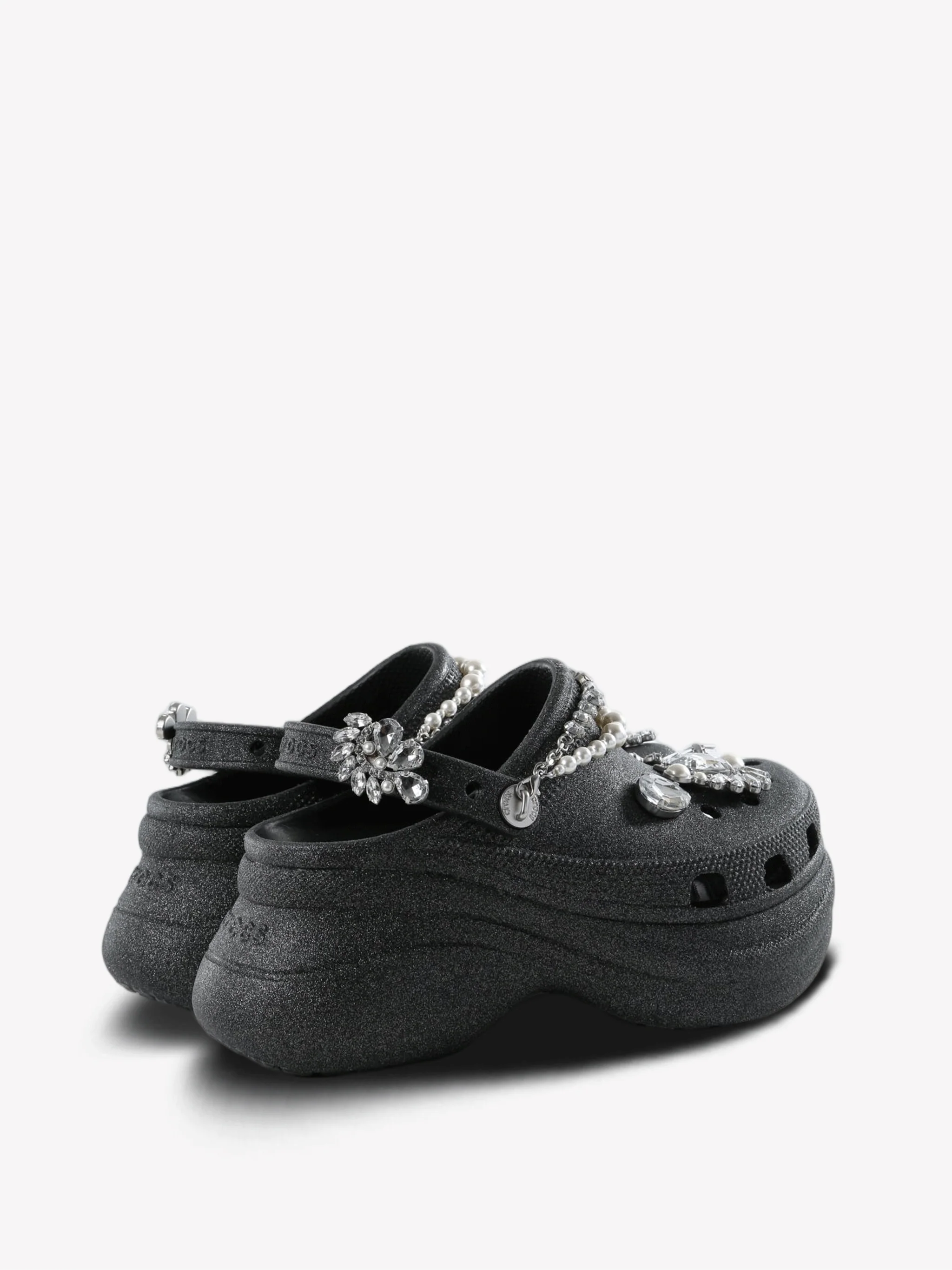 CROCS - Women Bae Wedding Glitter Clog Shoes - Image 3