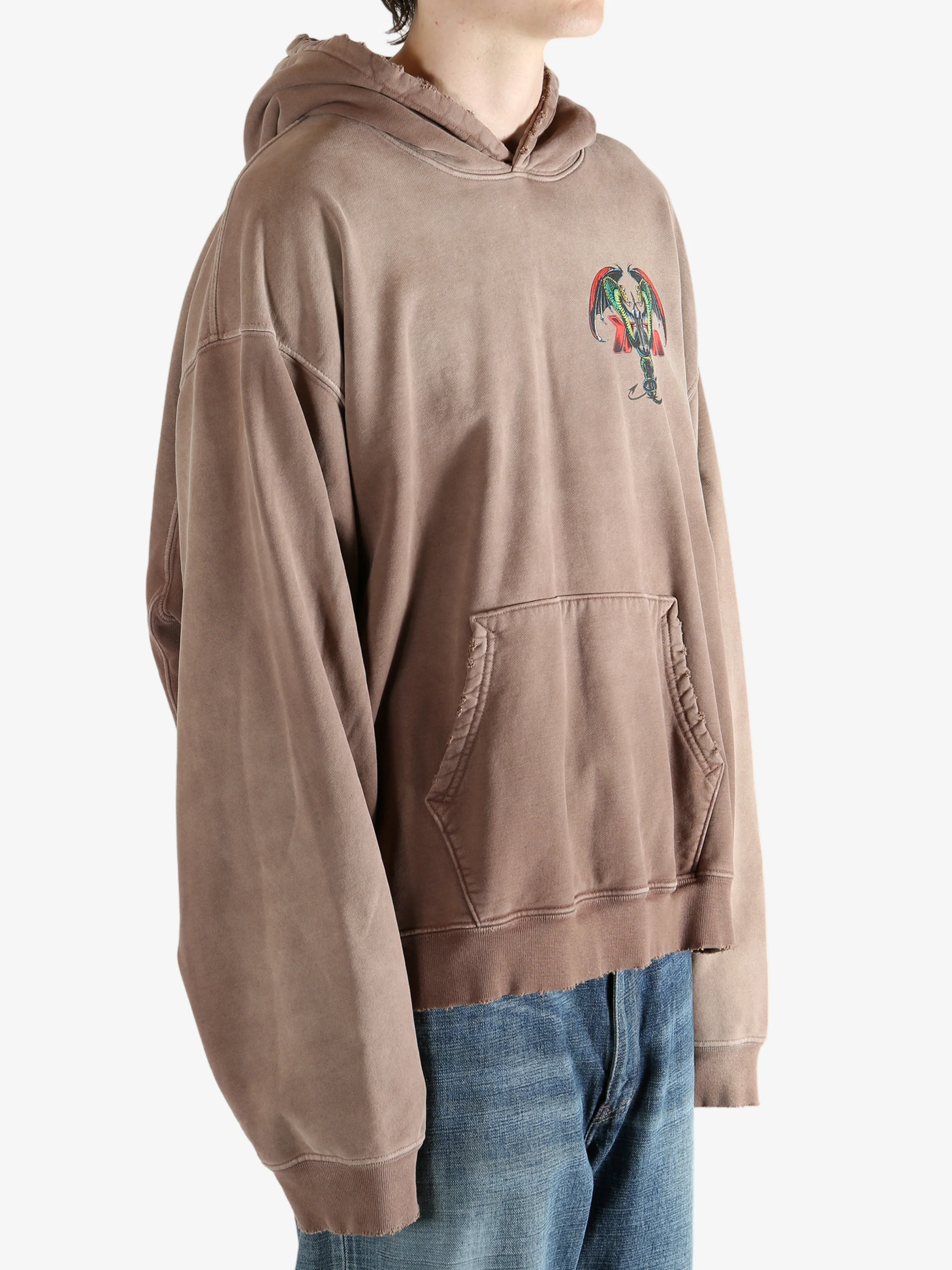 D-R-G-N - Men Cadu 2 Boxy Hoodie - Image 2