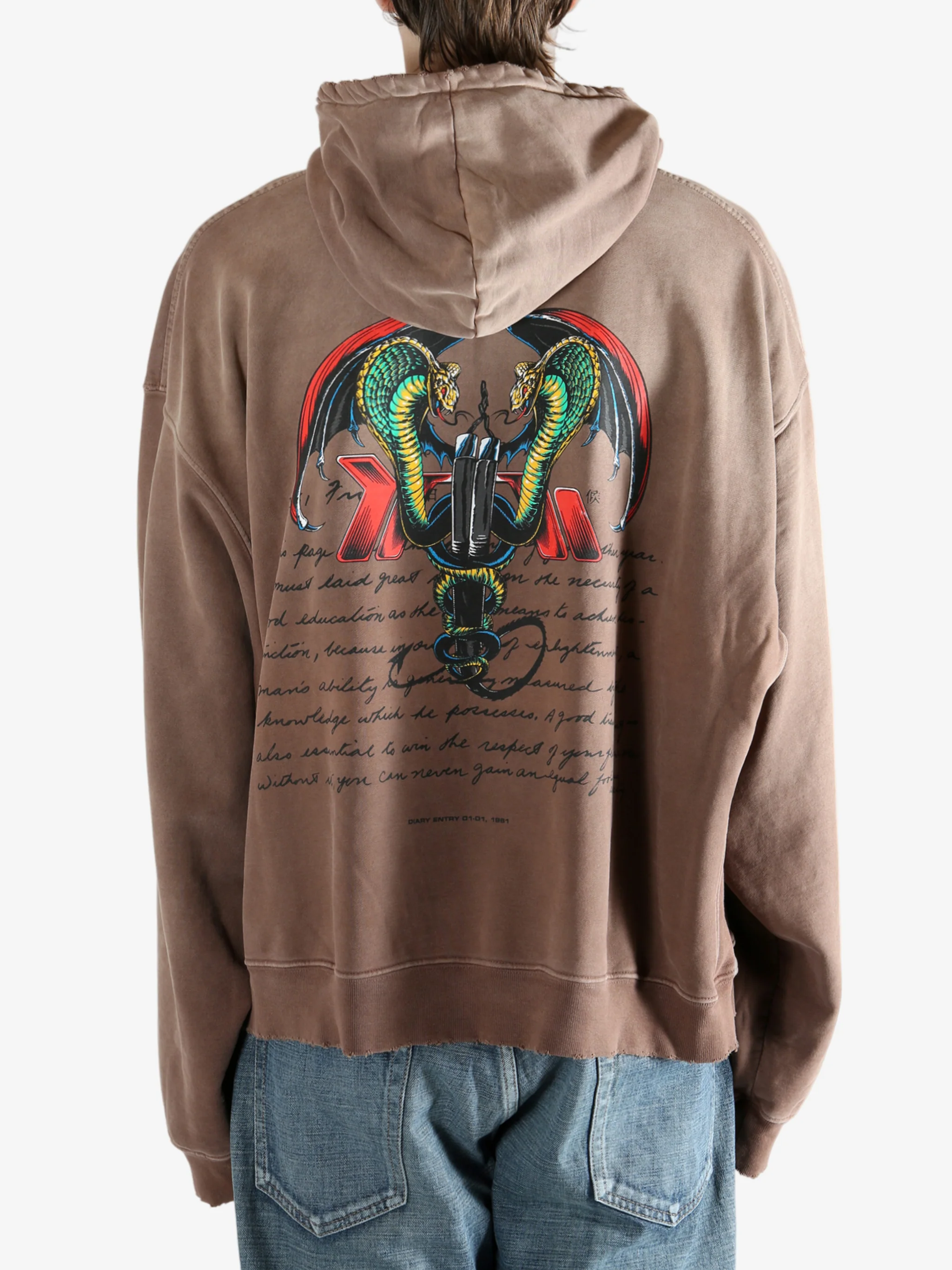D-R-G-N - Men Cadu 2 Boxy Hoodie - Image 3