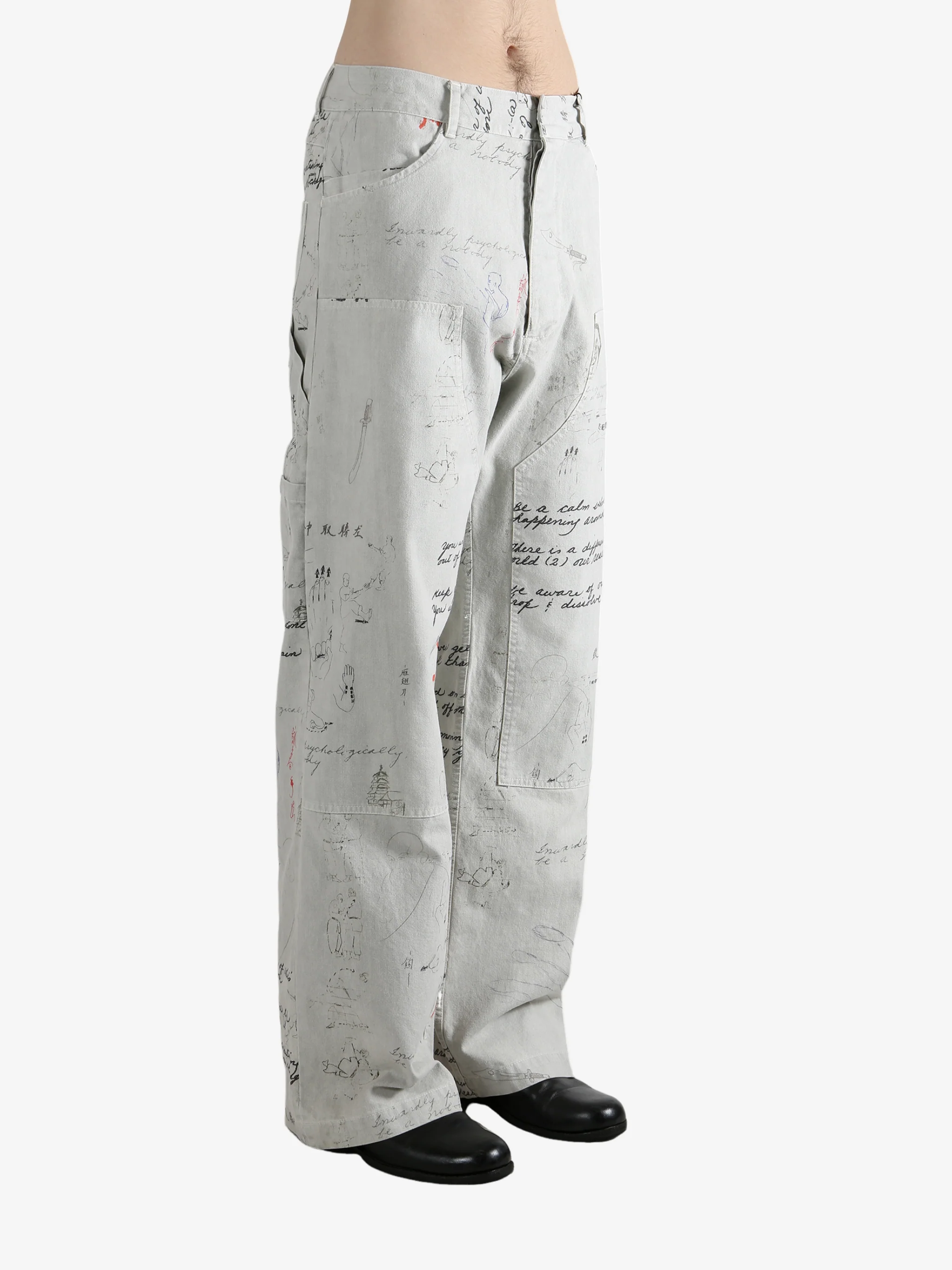 D-R-G-N - Men Meditations Carpenter Pant - Image 2