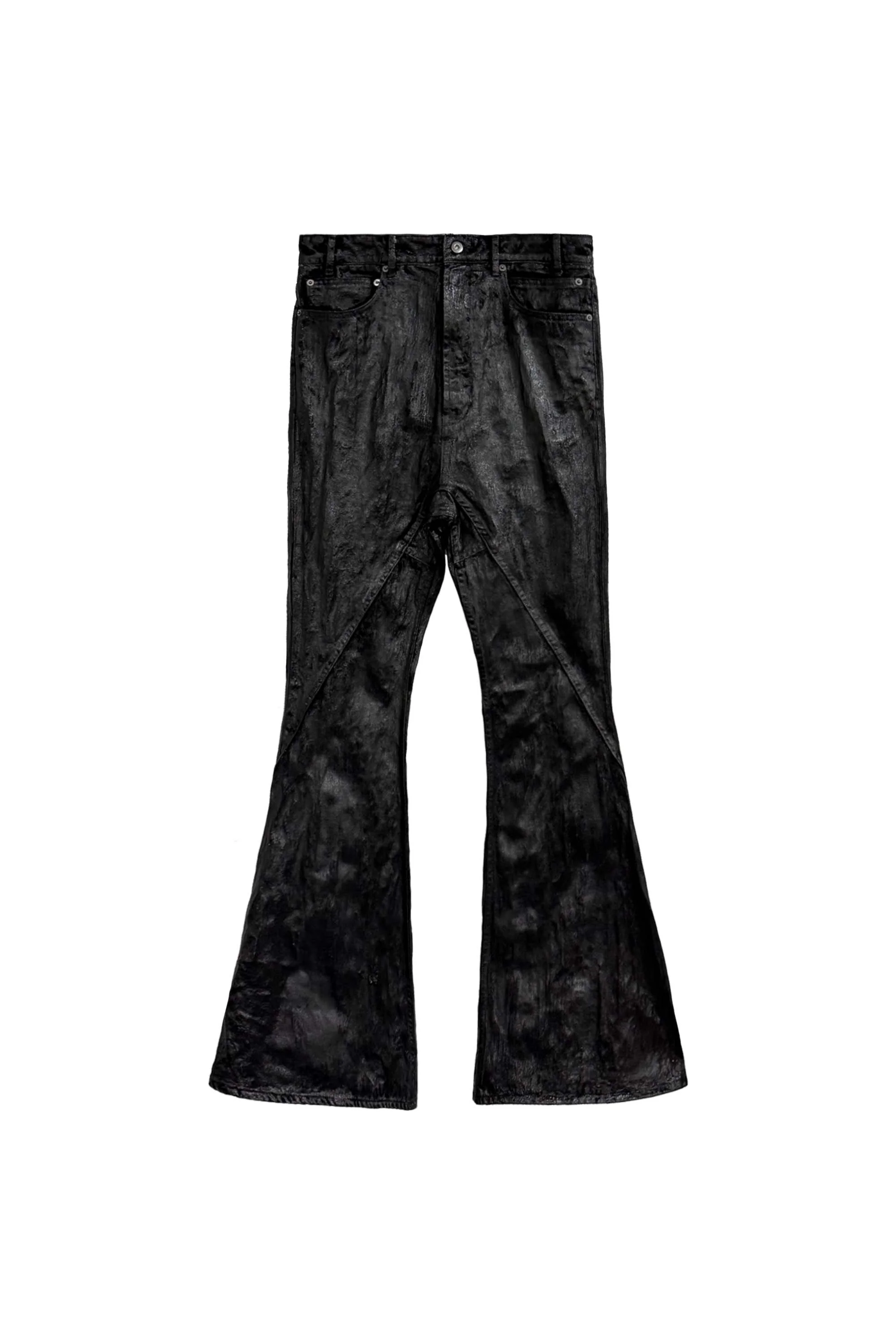 DET BLEV SENT - Men Crack Waxed Gusset Varet Jeans