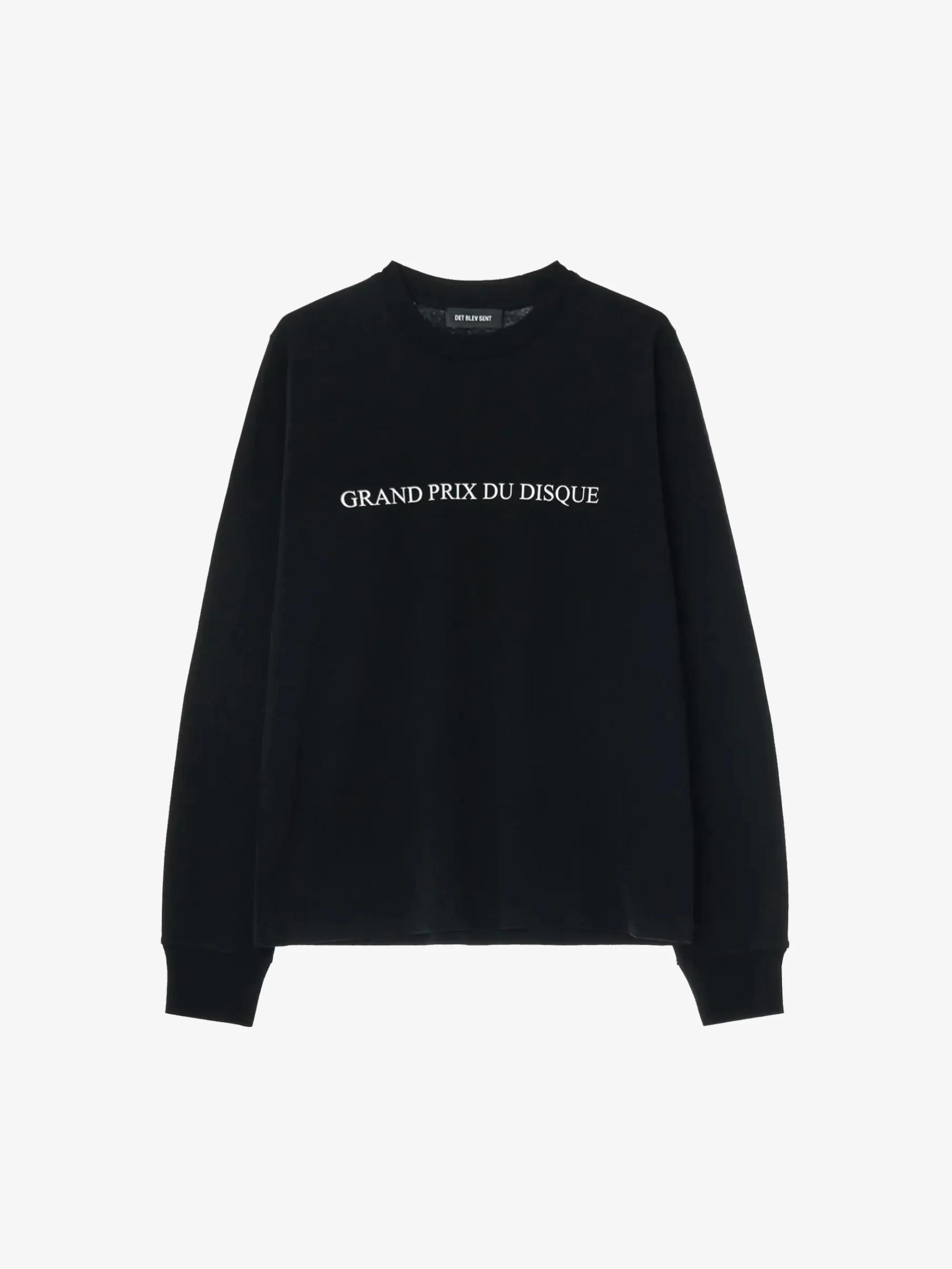 DET BLEV SENT - Men Graphic Long Sleeve T-Shirt - Image 4
