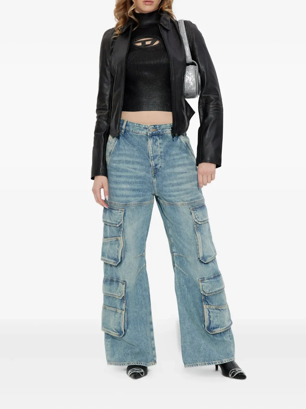 DIESEL - Women D-Sire-Cargo-D L.30 Trousers - Image 3