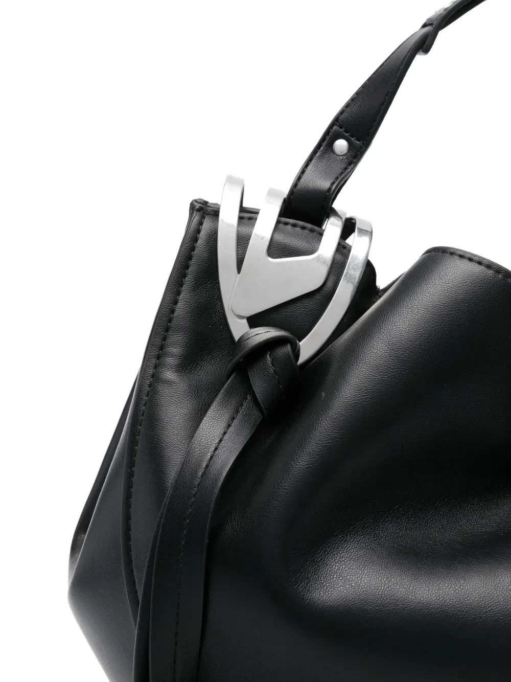 DIESEL - Women Knot-D Tophandle M Shoulder Bag - Image 5