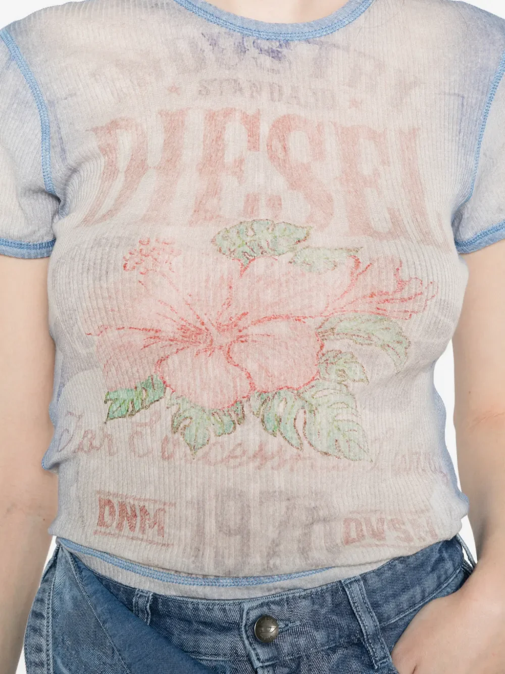 DIESEL - Women T-Iana Short Sleeves Top - Image 4