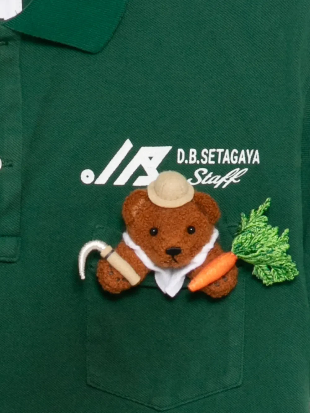 DOUBLET - Unisex My Workwear Bear Polo Shirt - Image 3