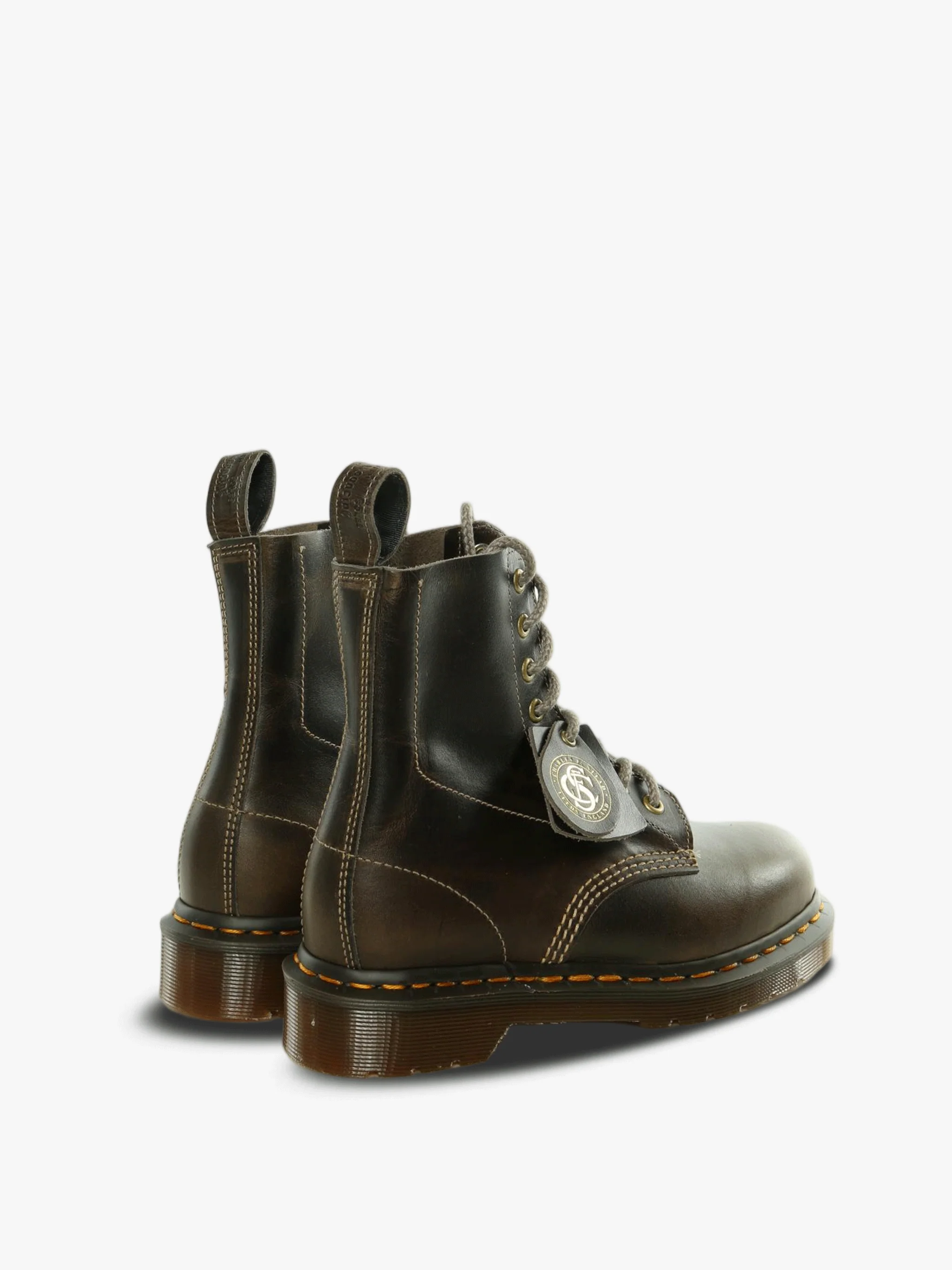 DR. MARTENS -1460 Pascal Sepia Grey Shoes - Image 3