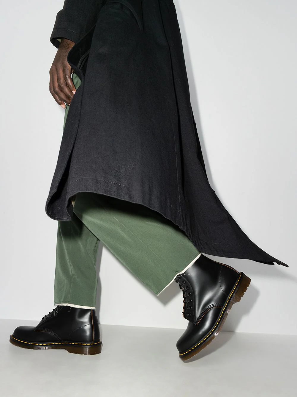 DR. MARTENS - 1460 Vintage Black Made In England Boots - Image 3