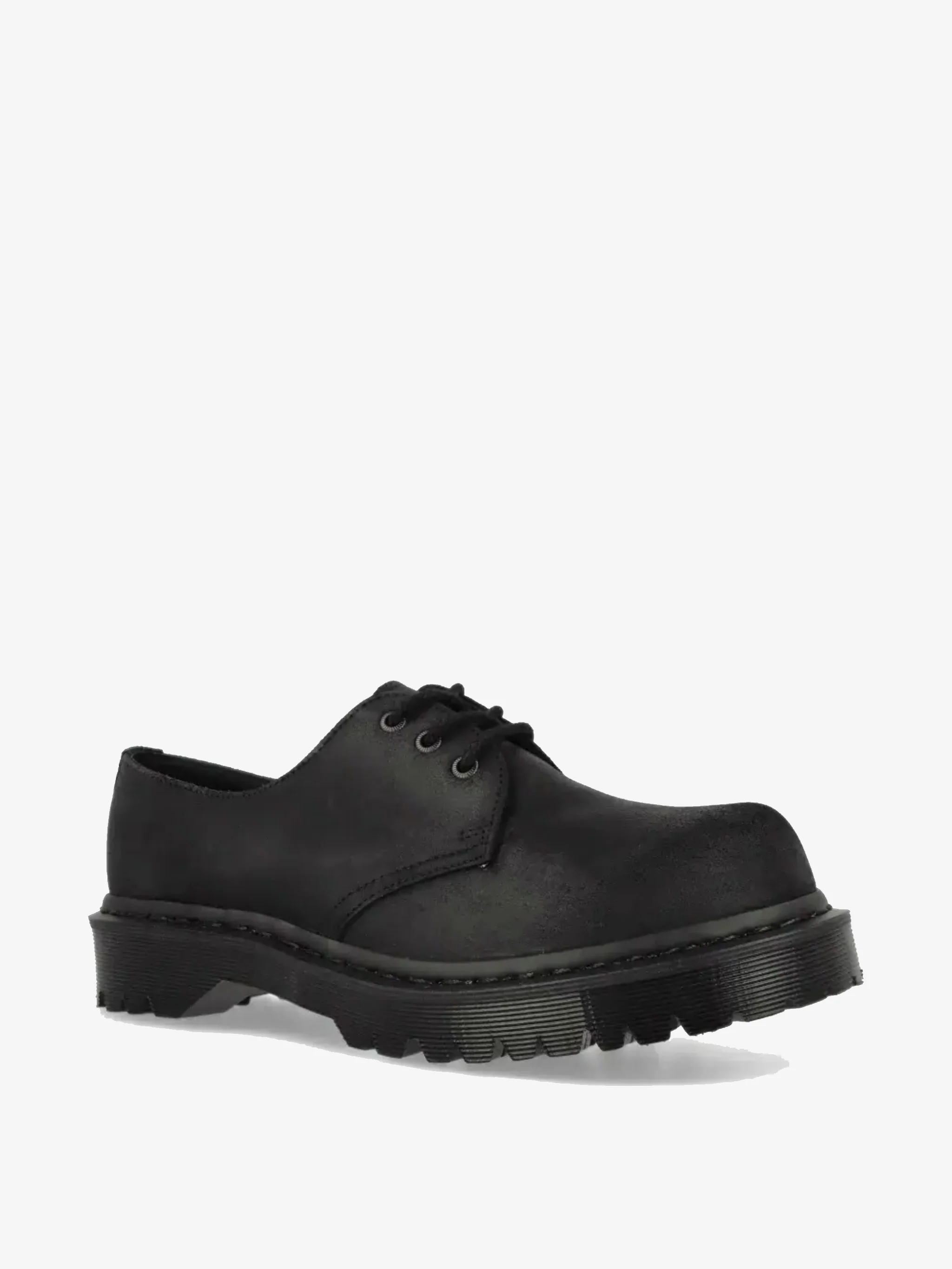 DR. MARTENS -  1461 Bex Bump Toe Leather Shoes - Image 2