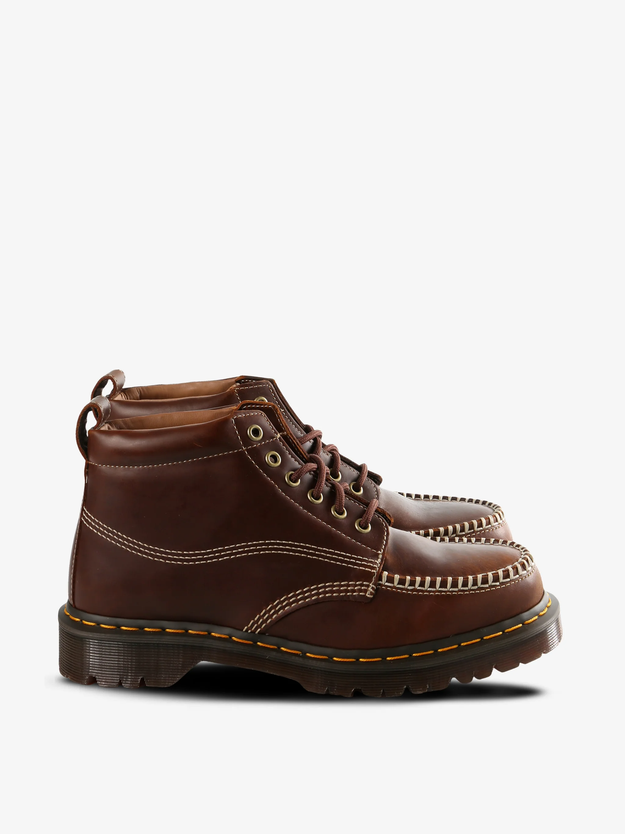 DR. MARTENS - Lowell Chukka Moc Toe Leather Ankle Boots