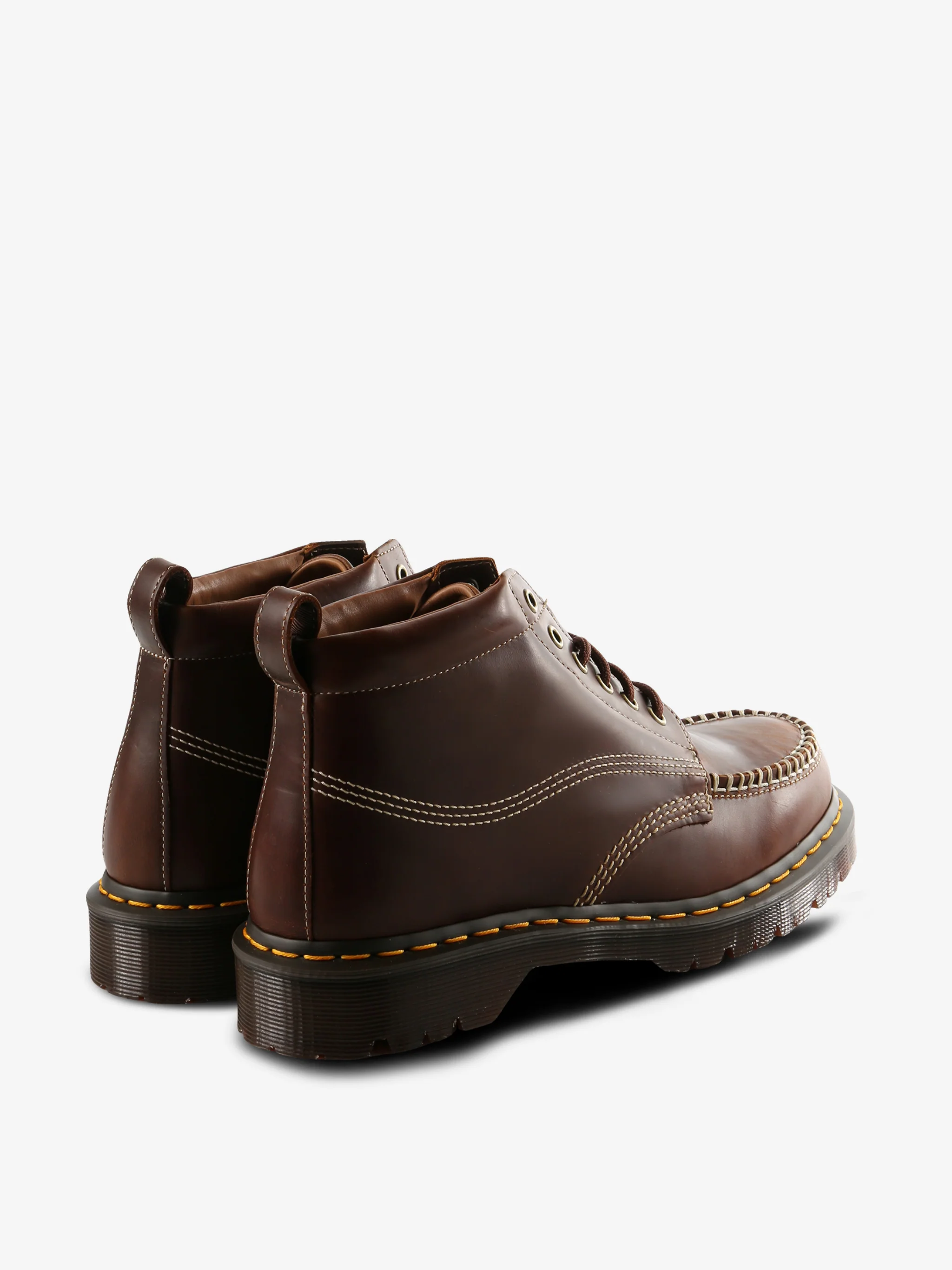 DR. MARTENS - Lowell Chukka Moc Toe Leather Ankle Boots - Image 3