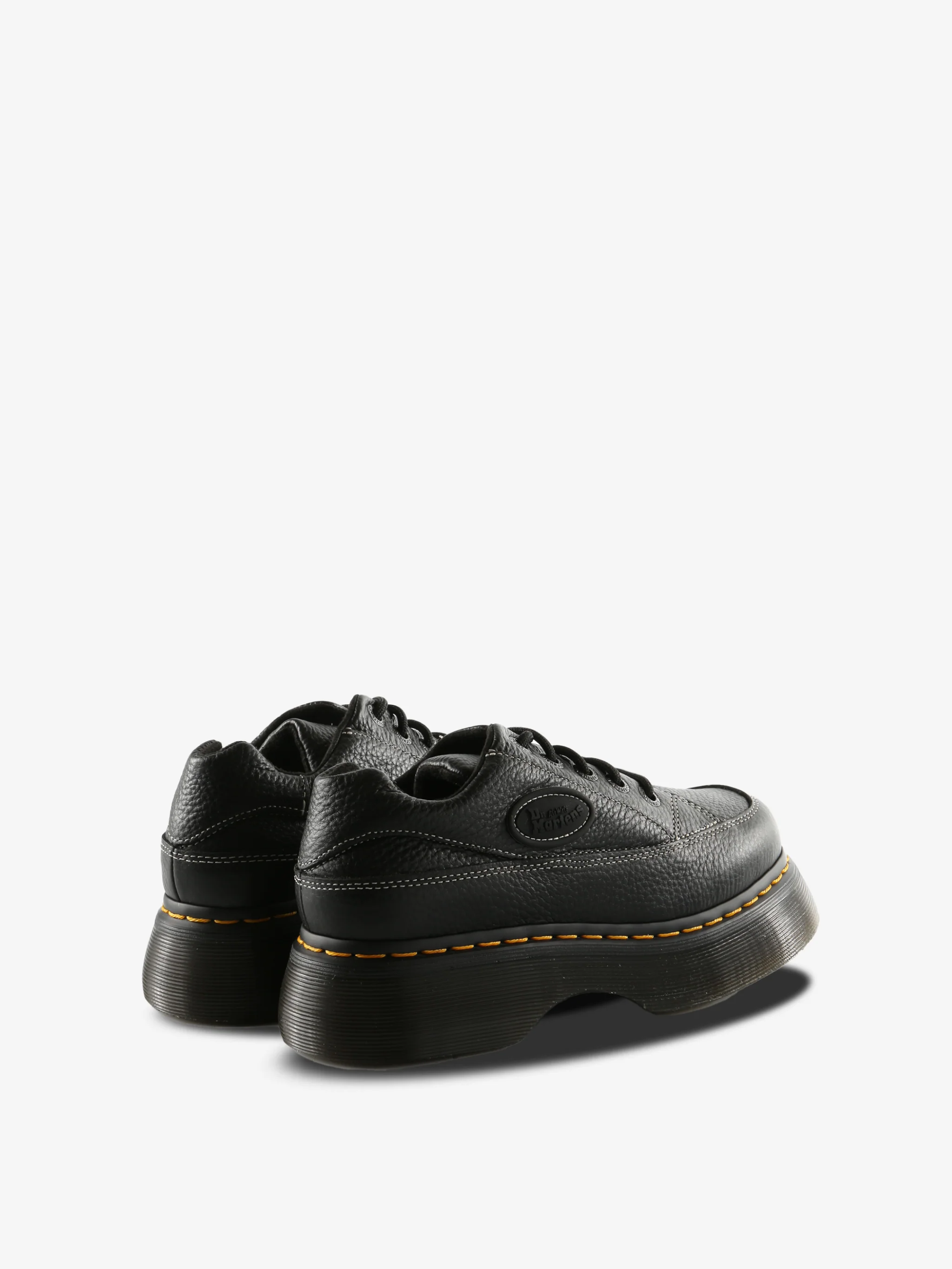DR. MARTENS - Women Buzz 5-Eye Milled Napa Leather Shoes - Image 3