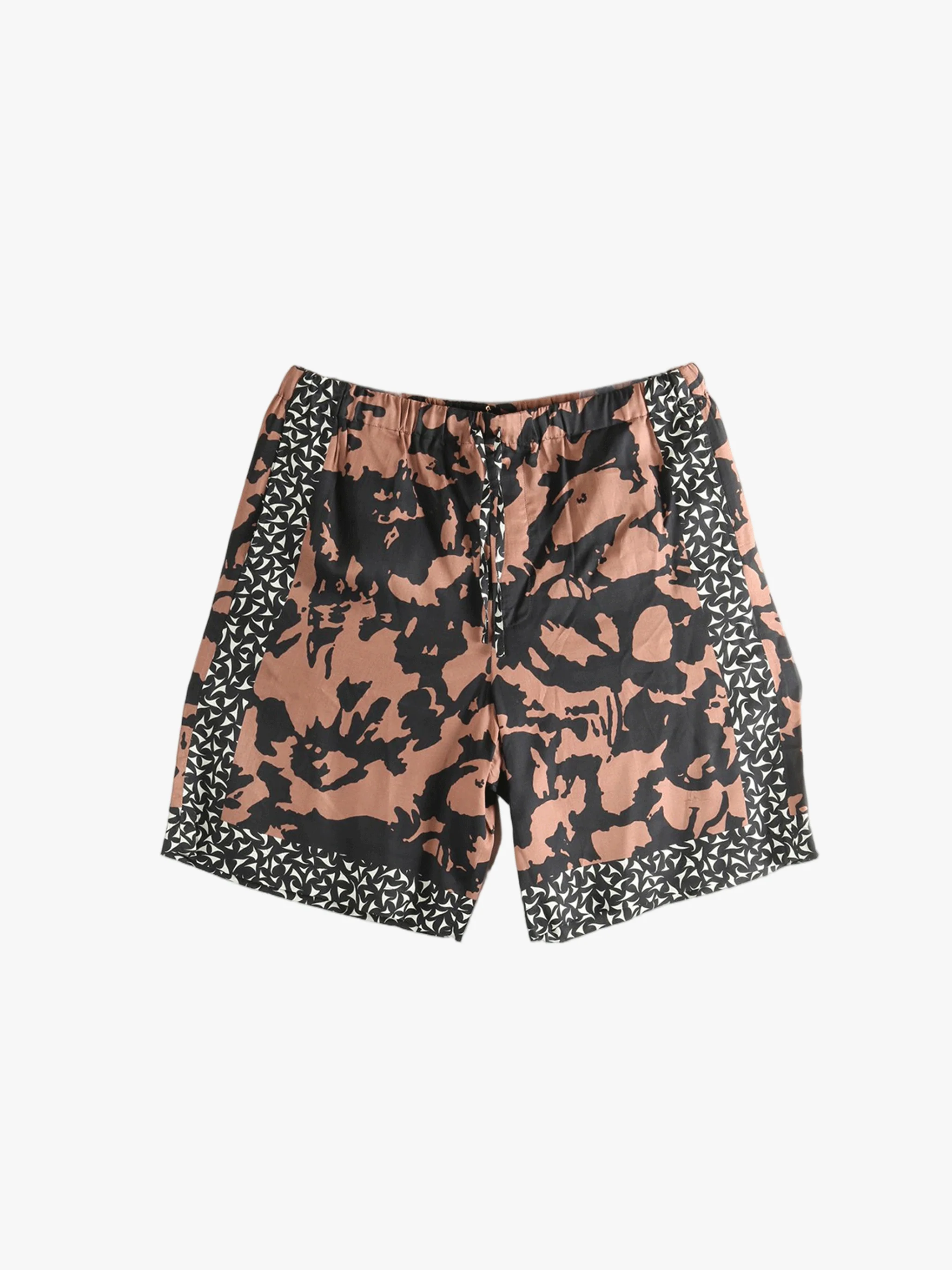 DRIES VAN NOTEN - Men Abstract Flower Placed Border Print Pants - Image 4