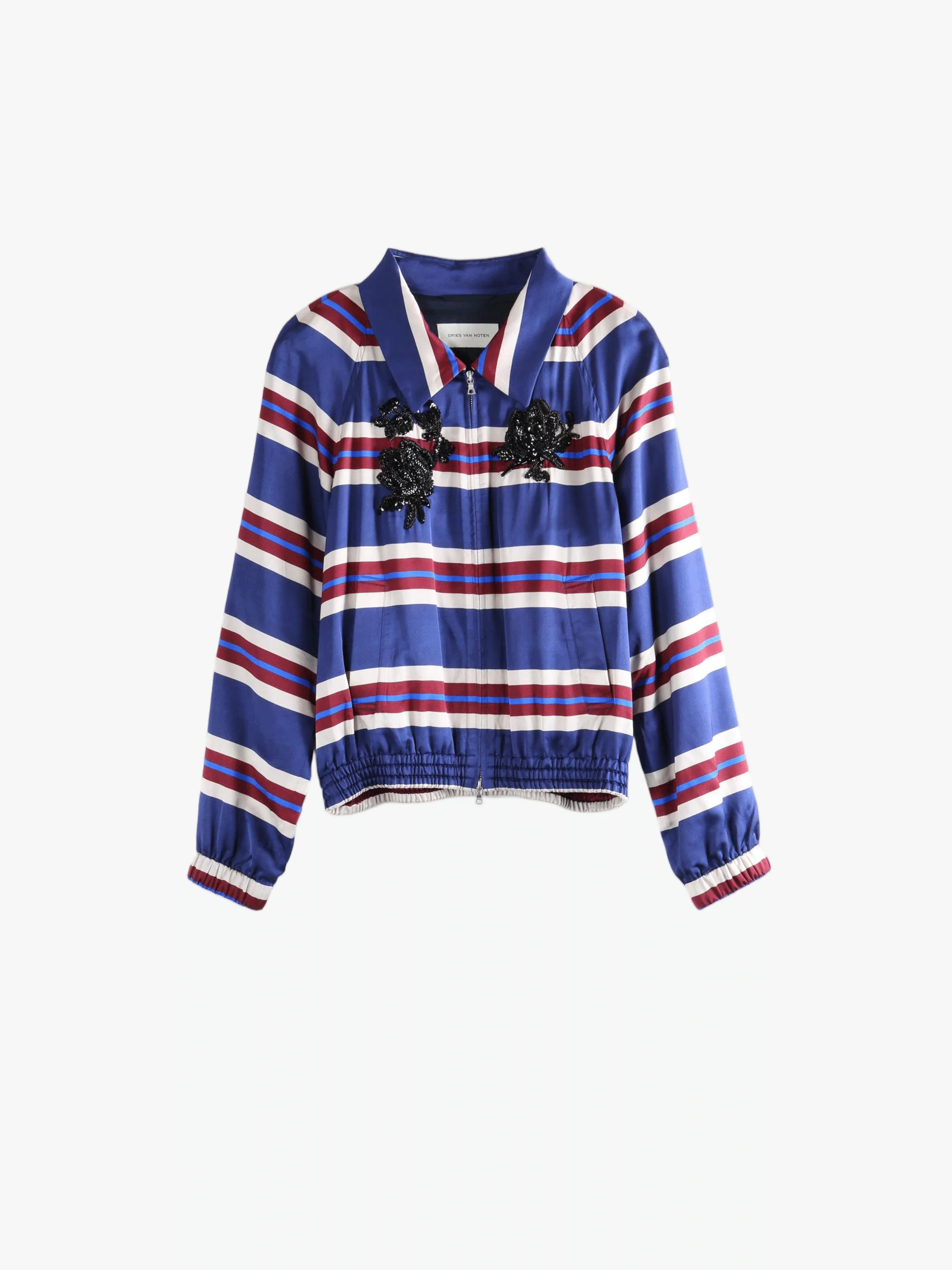 DRIES VAN NOTEN - Men Bold Stripe Print Jacket - Image 4