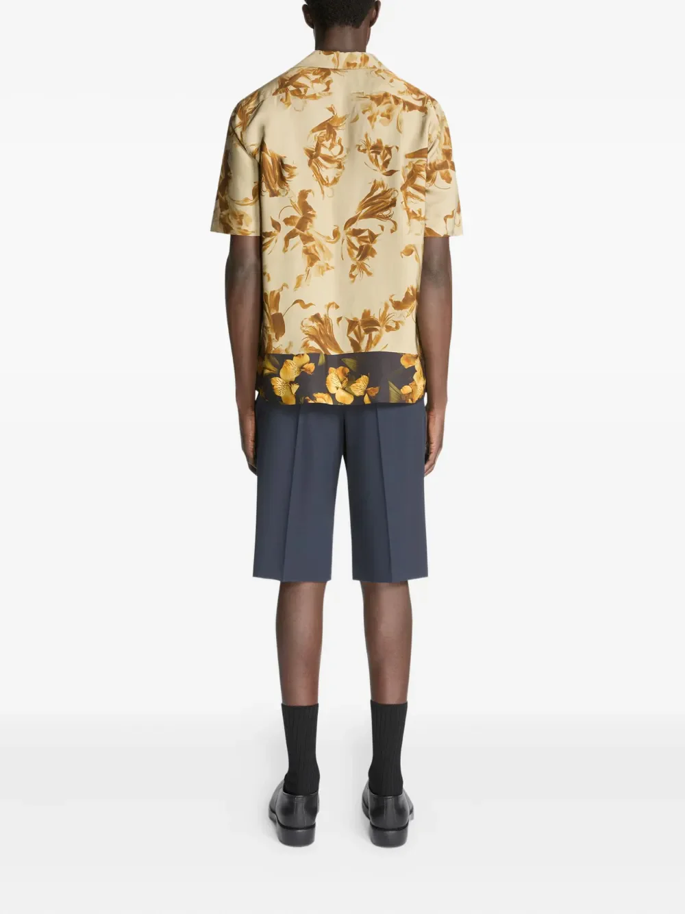 DRIES VAN NOTEN - Men Hawaiian Collar Shirt - Image 3