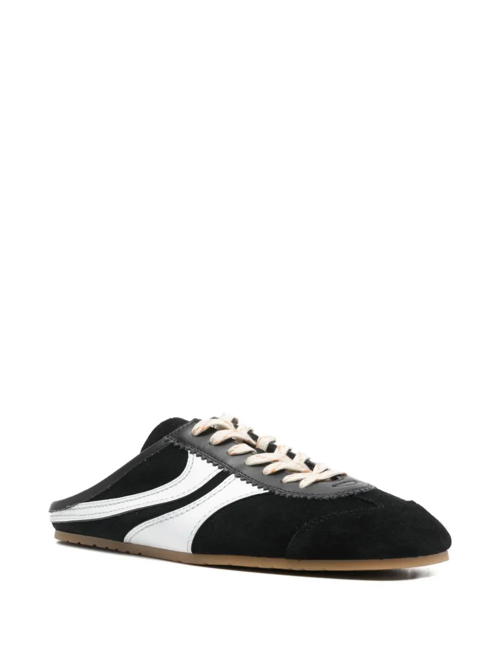 DRIES VAN NOTEN - Men Suede Sneaker Mules - Image 2