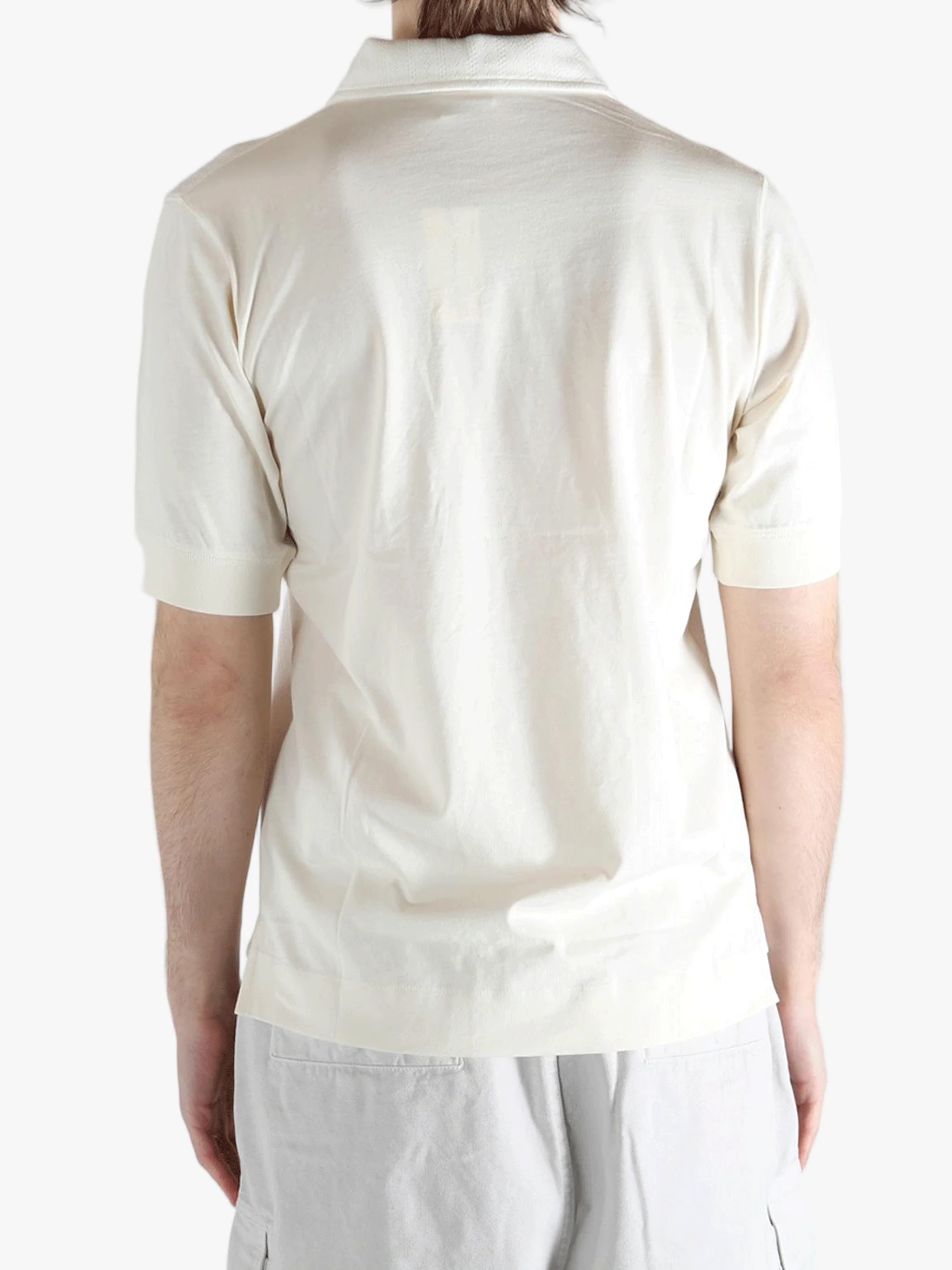 DRIES VAN NOTEN - Men Pointelle Jacquard Polo - Image 3