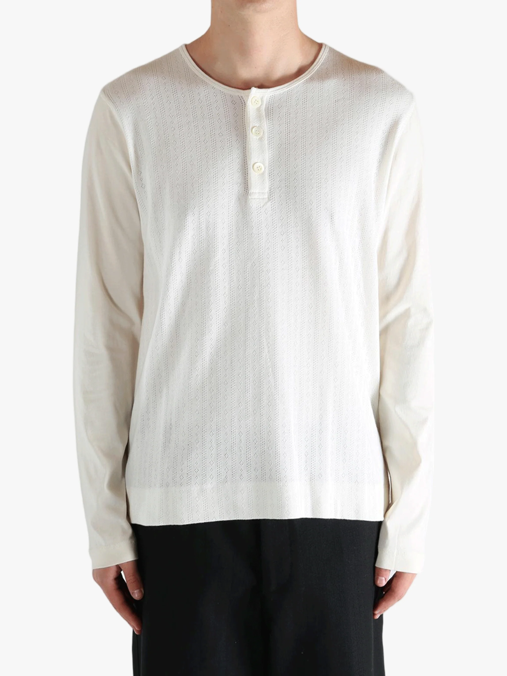 DRIES VAN NOTEN - Men Pointelle Jacquard Tank T-shirt