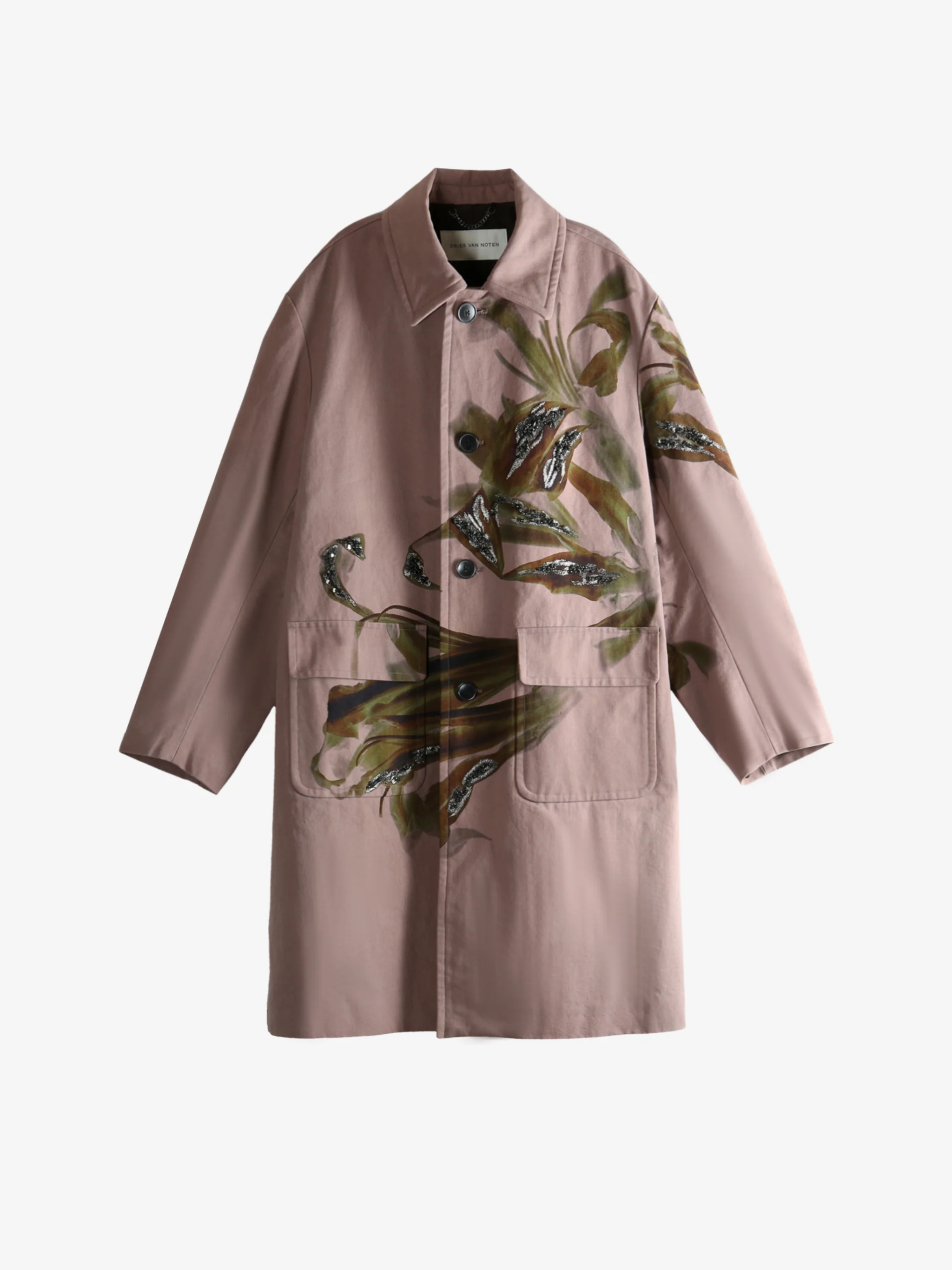DRIES VAN NOTEN - Men Embellished Coat - Image 4