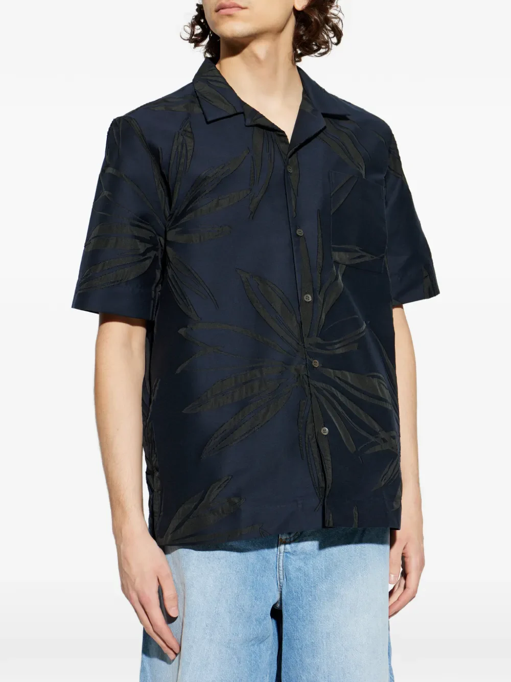 DRIES VAN NOTEN - Men Spikey Flower Devoure Shirt - Image 2