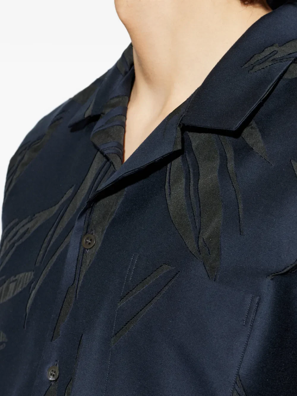 DRIES VAN NOTEN - Men Spikey Flower Devoure Shirt - Image 4