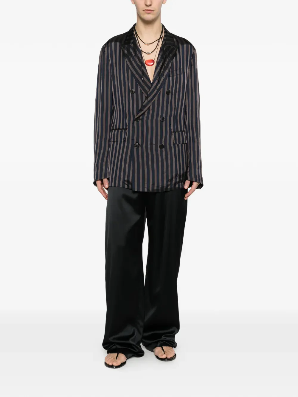 DRIES VAN NOTEN - Men Stripe Jacket