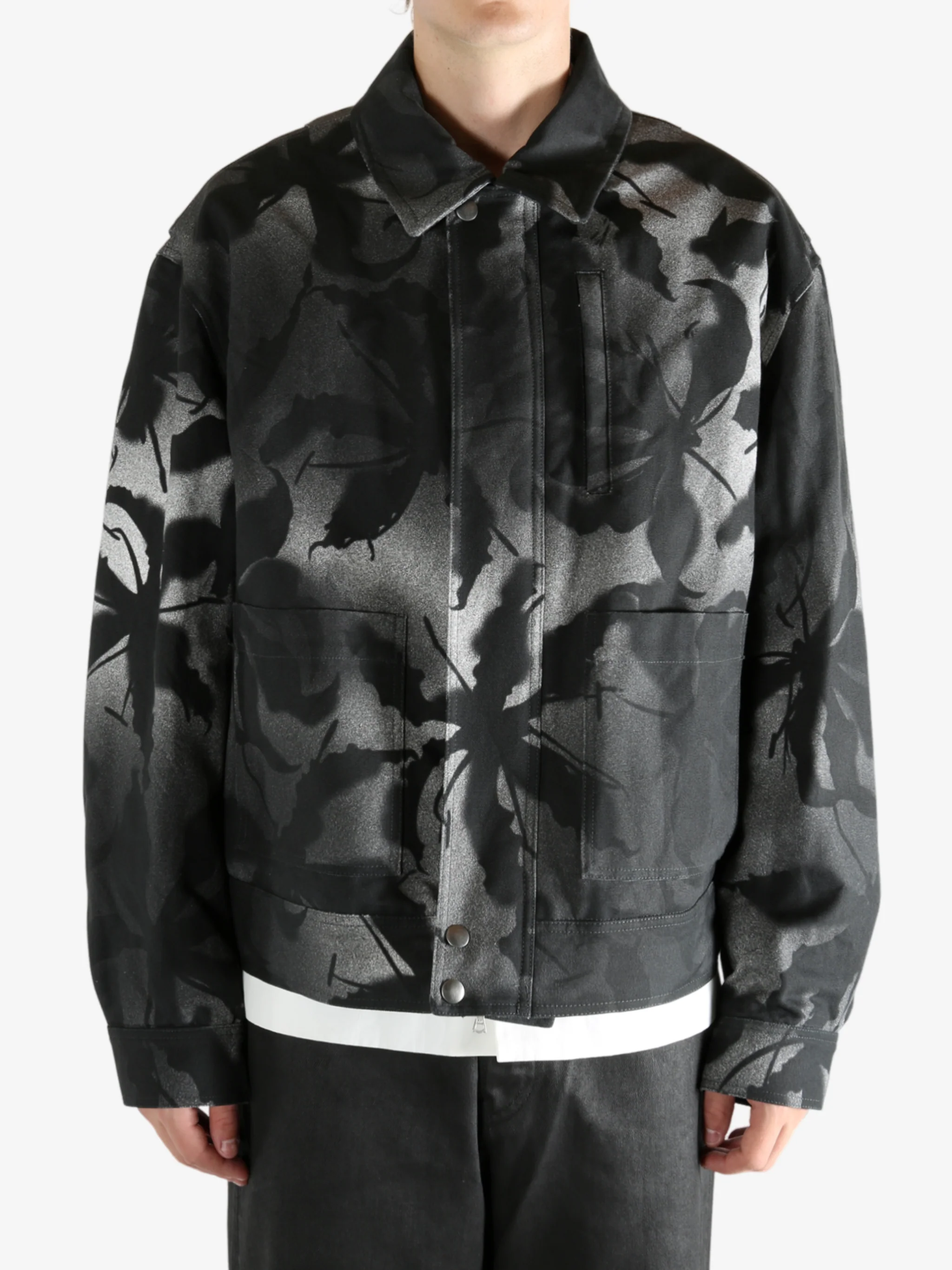 DRIES VAN NOTEN - Men Graphic Floral Jacket