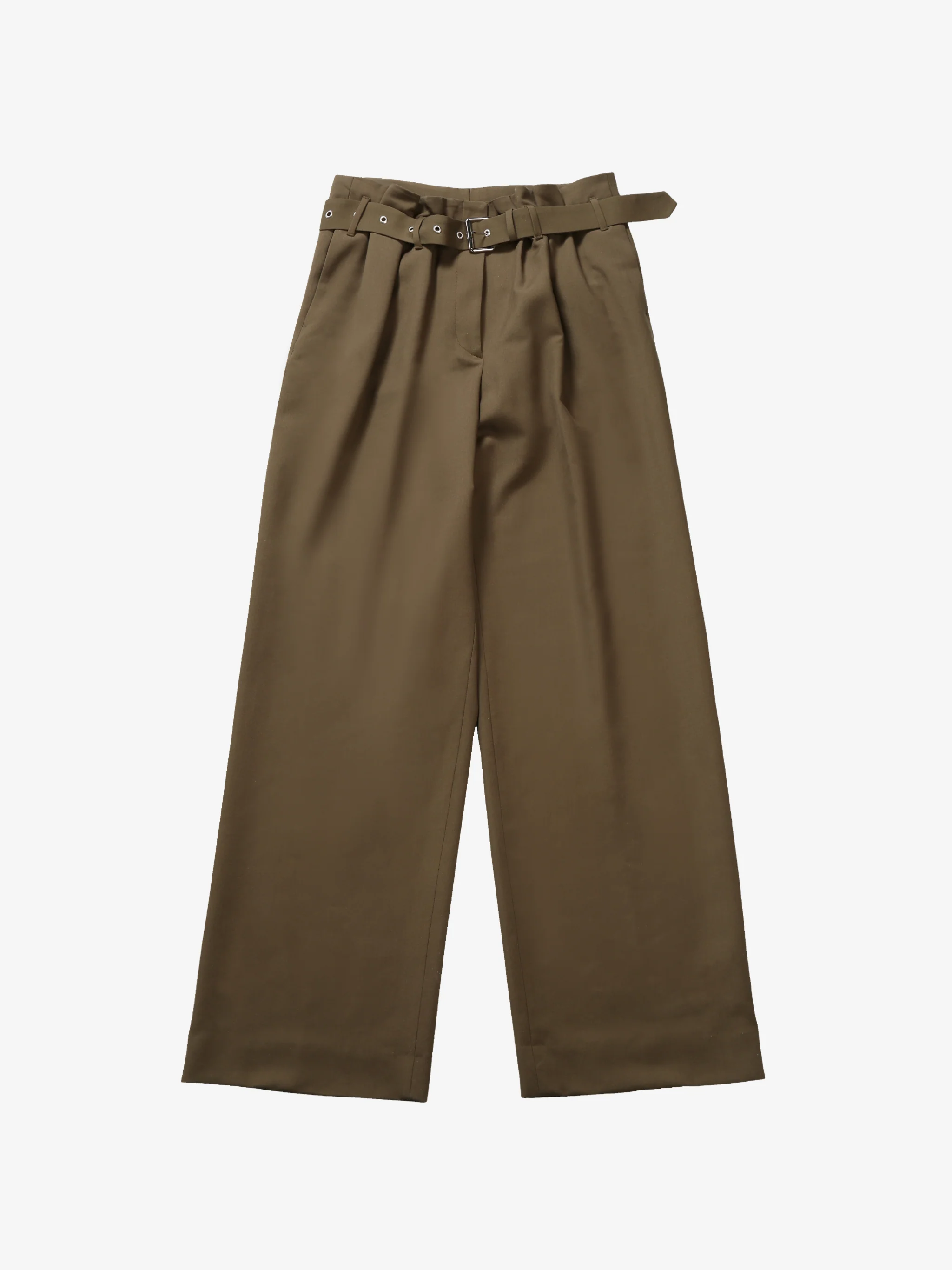 DRIES VAN NOTEN - Women Belted Wool Trouser - Image 4
