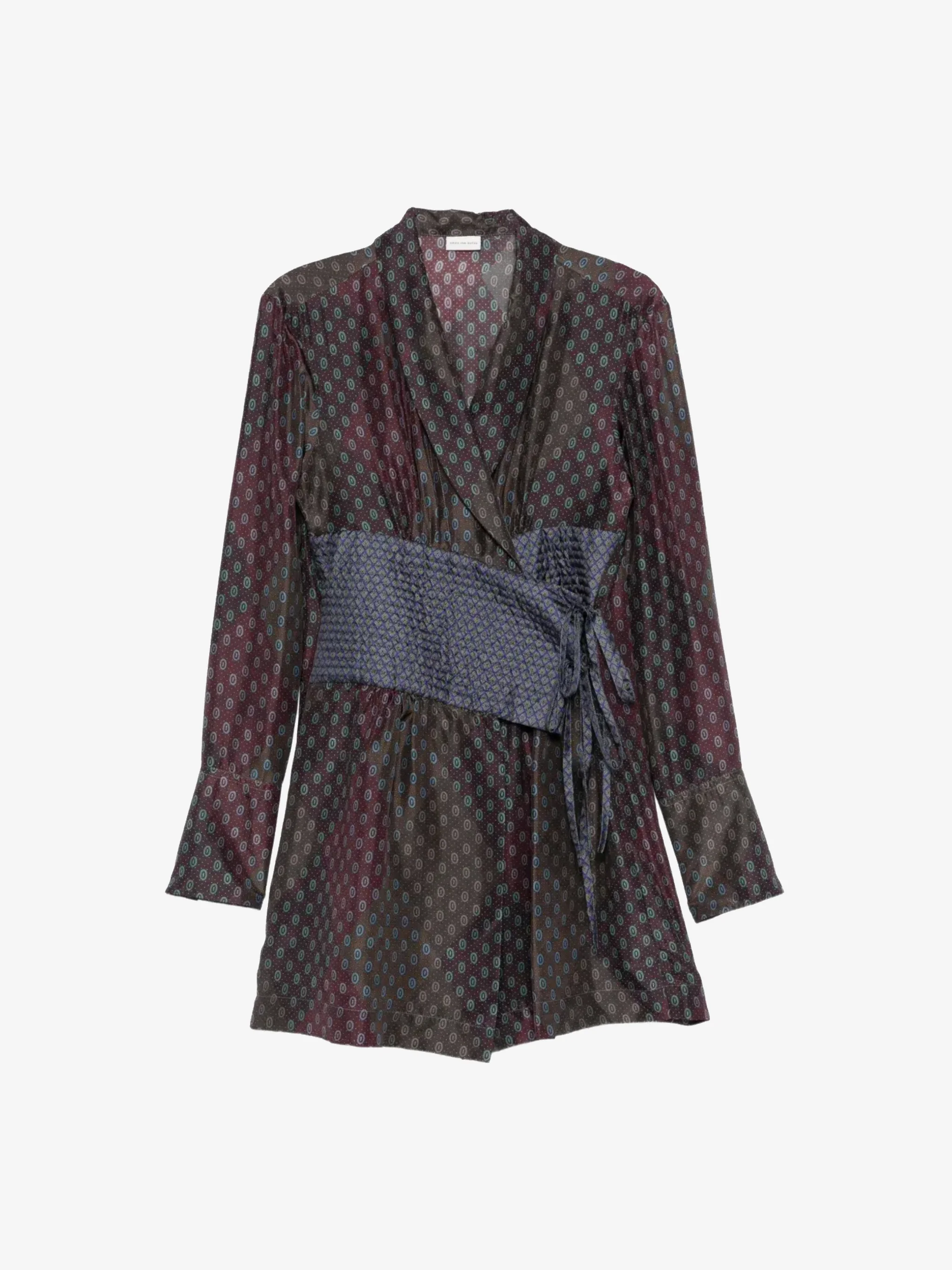 DRIES VAN NOTEN - Women Jacquard Robe Top