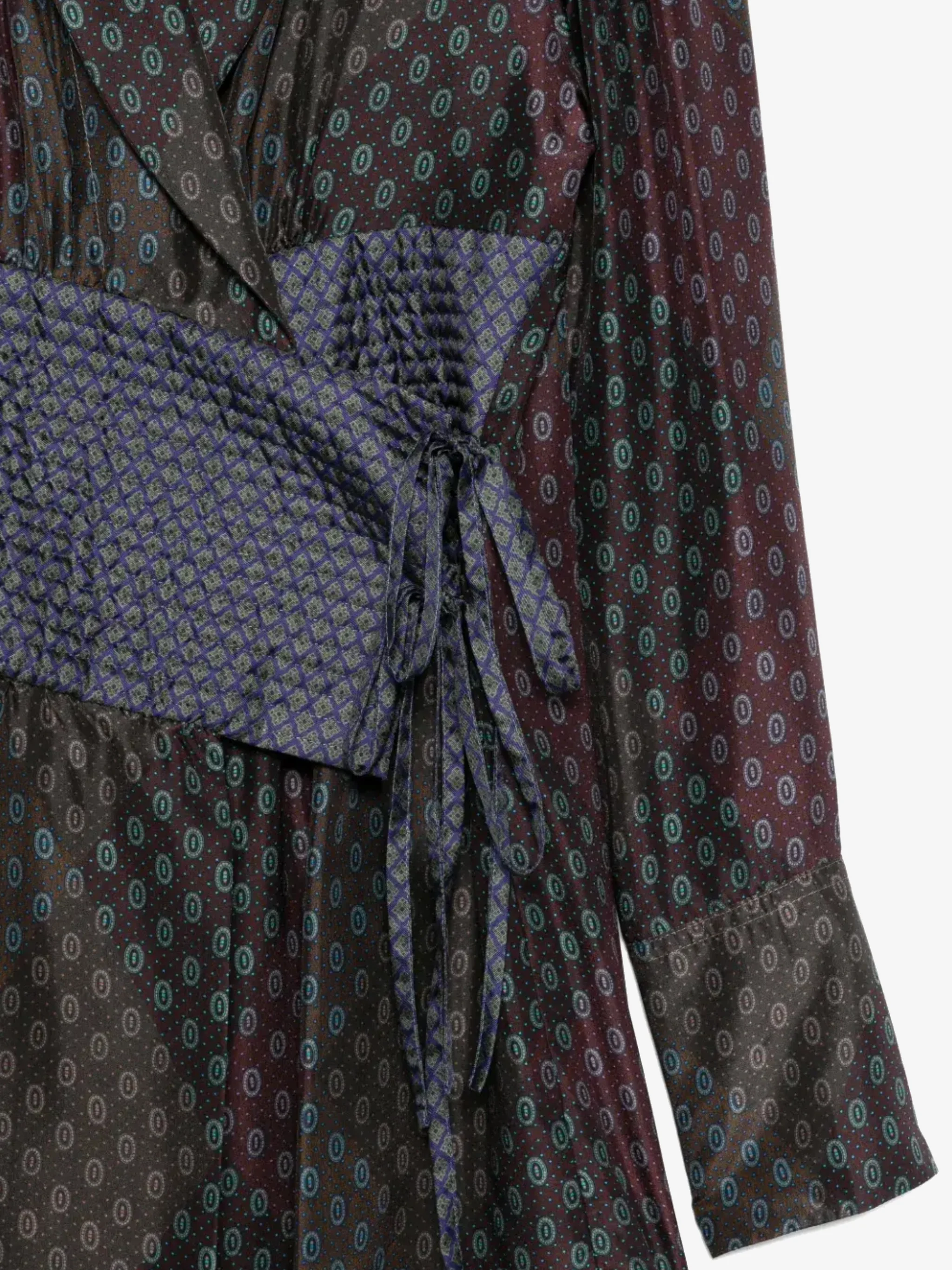 DRIES VAN NOTEN - Women Jacquard Robe Top - Image 3