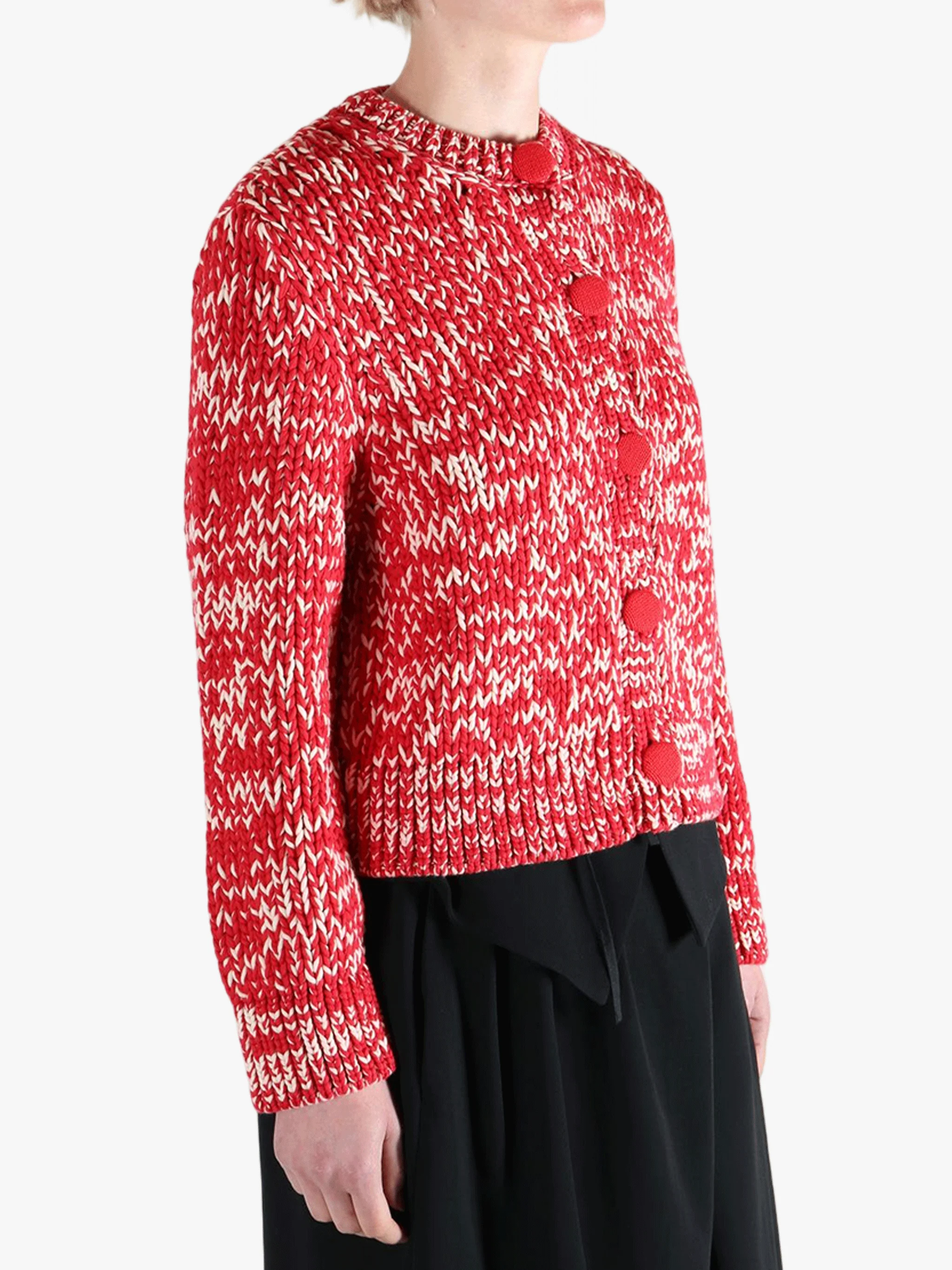 DRIES VAN NOTEN - Women Chunky Knit Cardigan - Image 2