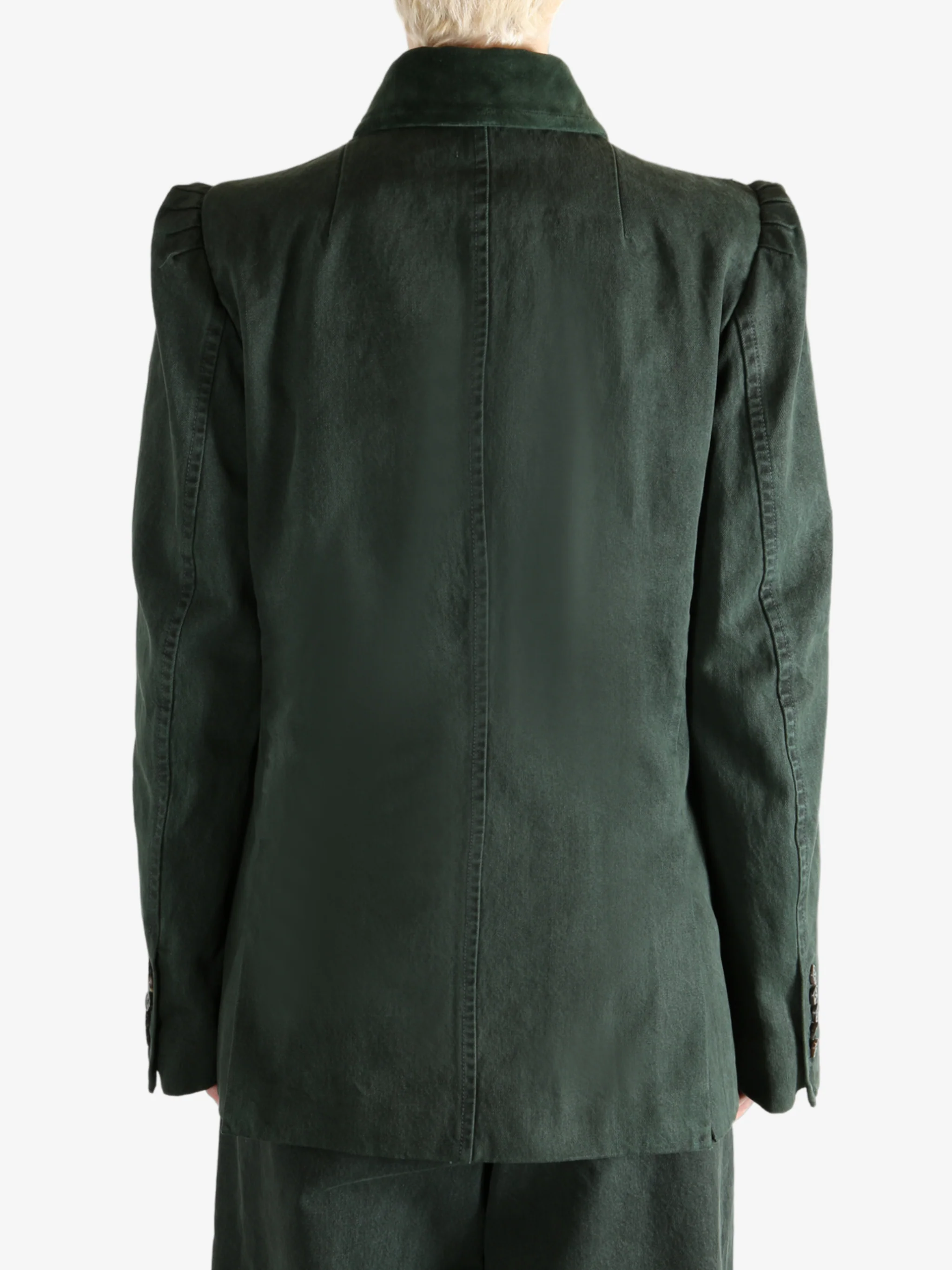 DRIES VAN NOTEN - Women Dyed Denim Jacket - Image 3