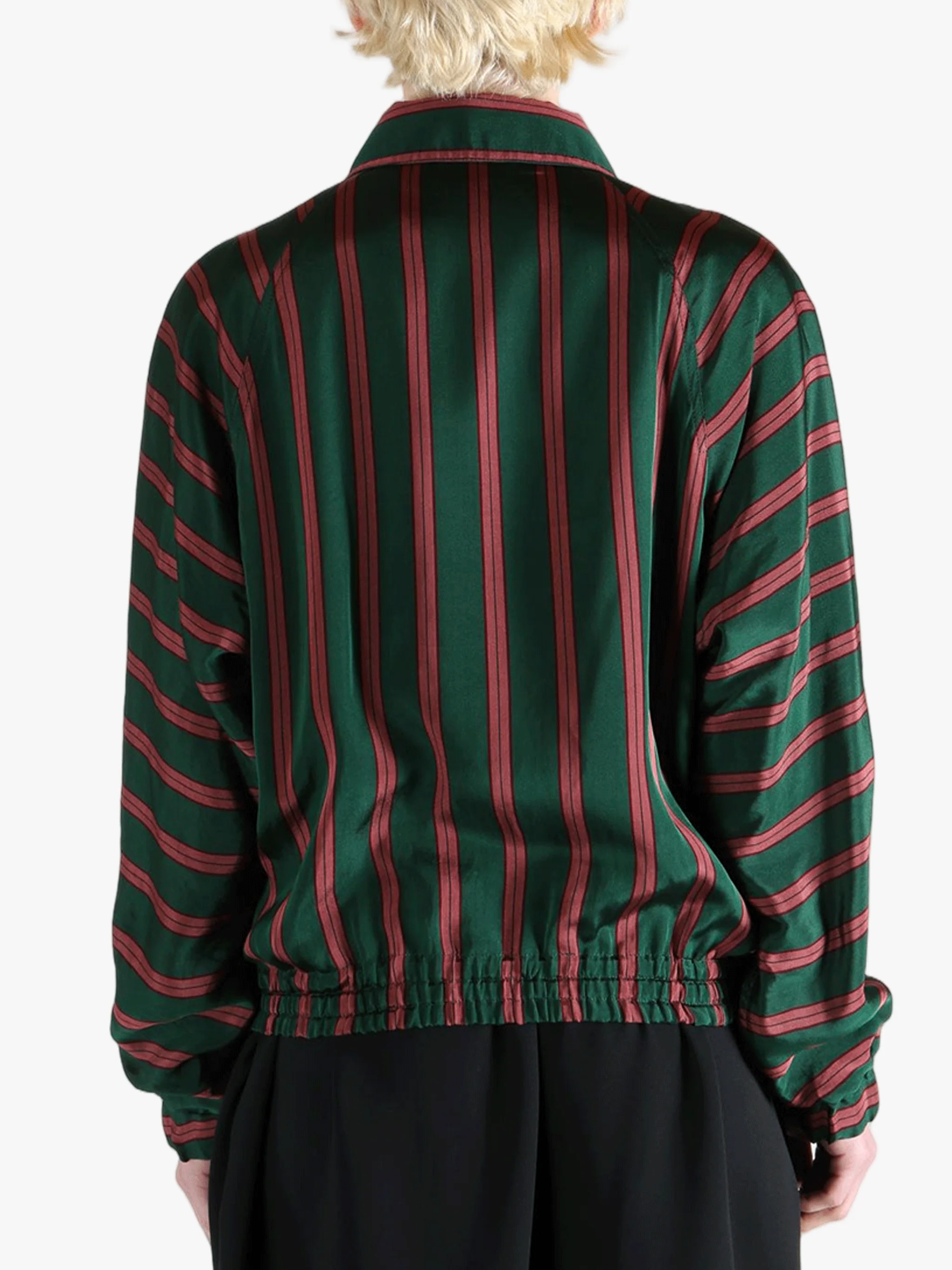 DRIES VAN NOTEN - Women Fluid Striped Jacket - Image 3