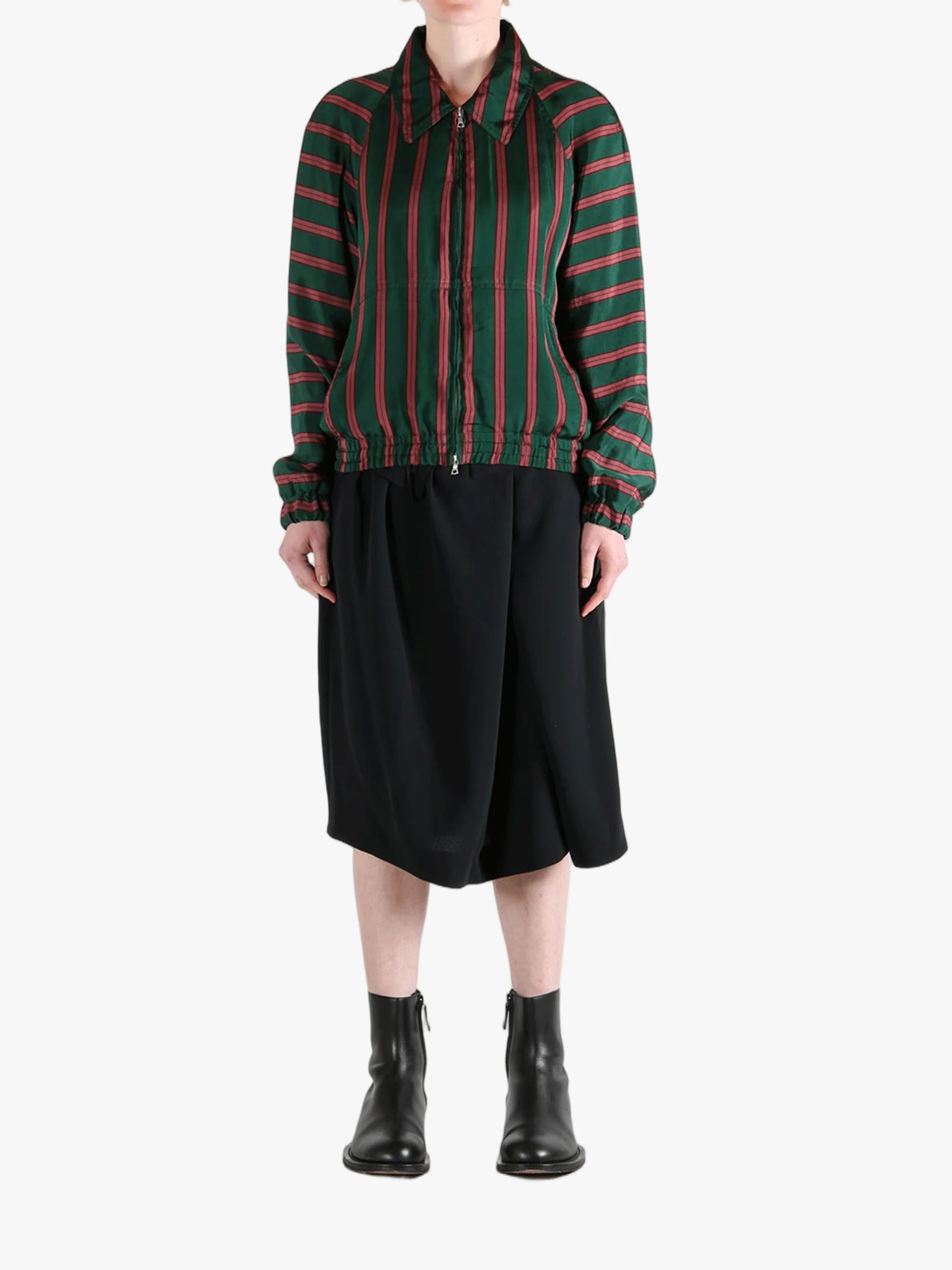 DRIES VAN NOTEN - Women Fluid Striped Jacket - Image 4