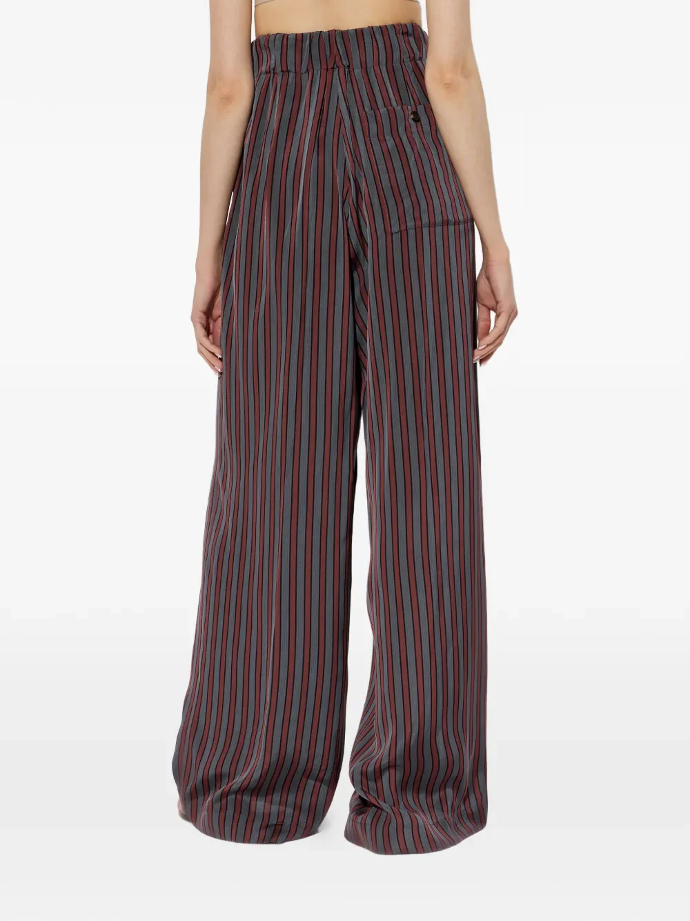 DRIES VAN NOTEN - Women Fluid Striped Pants - Image 2