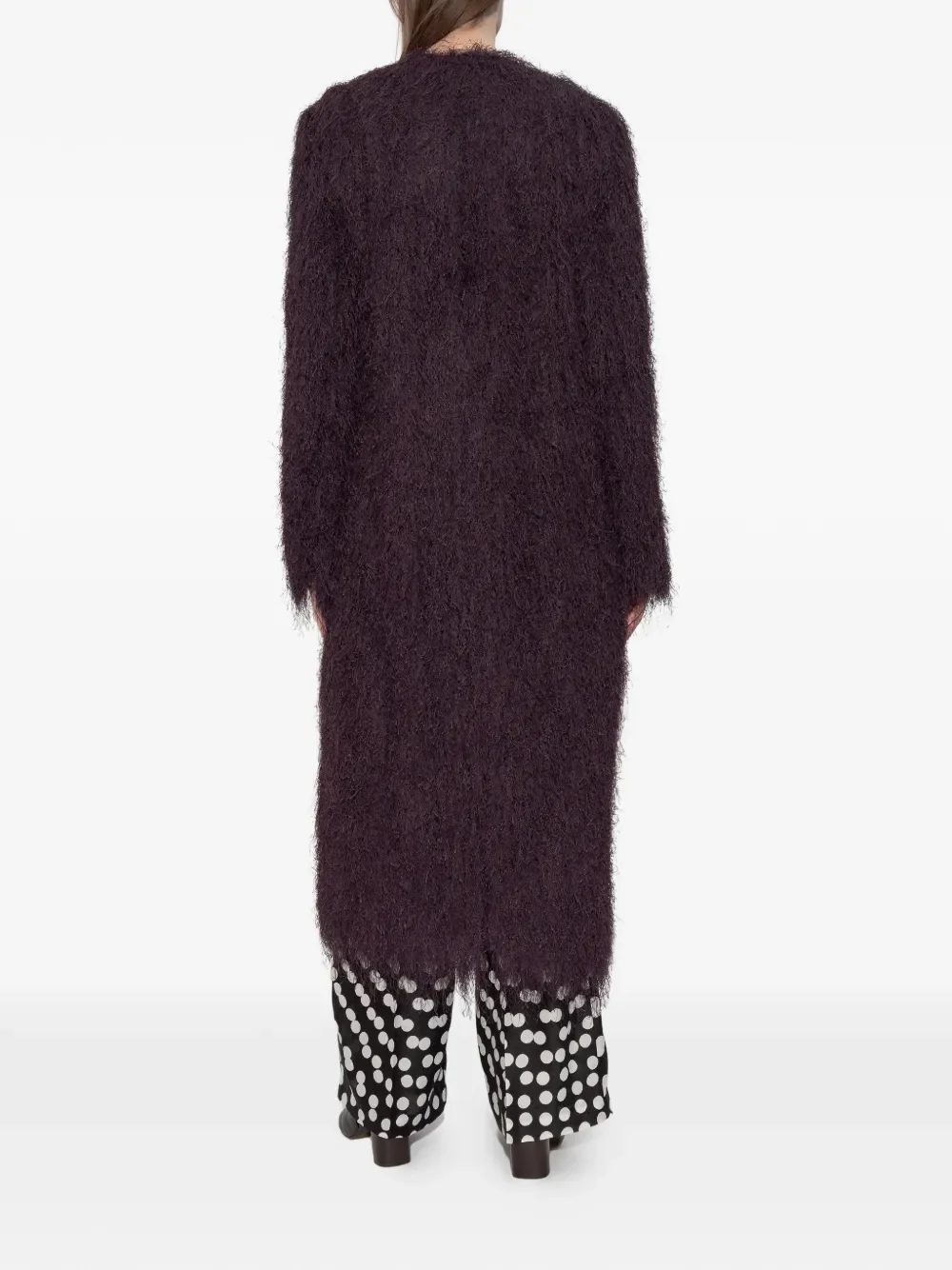 DRIES VAN NOTEN - Women Fringed Coat - Image 3
