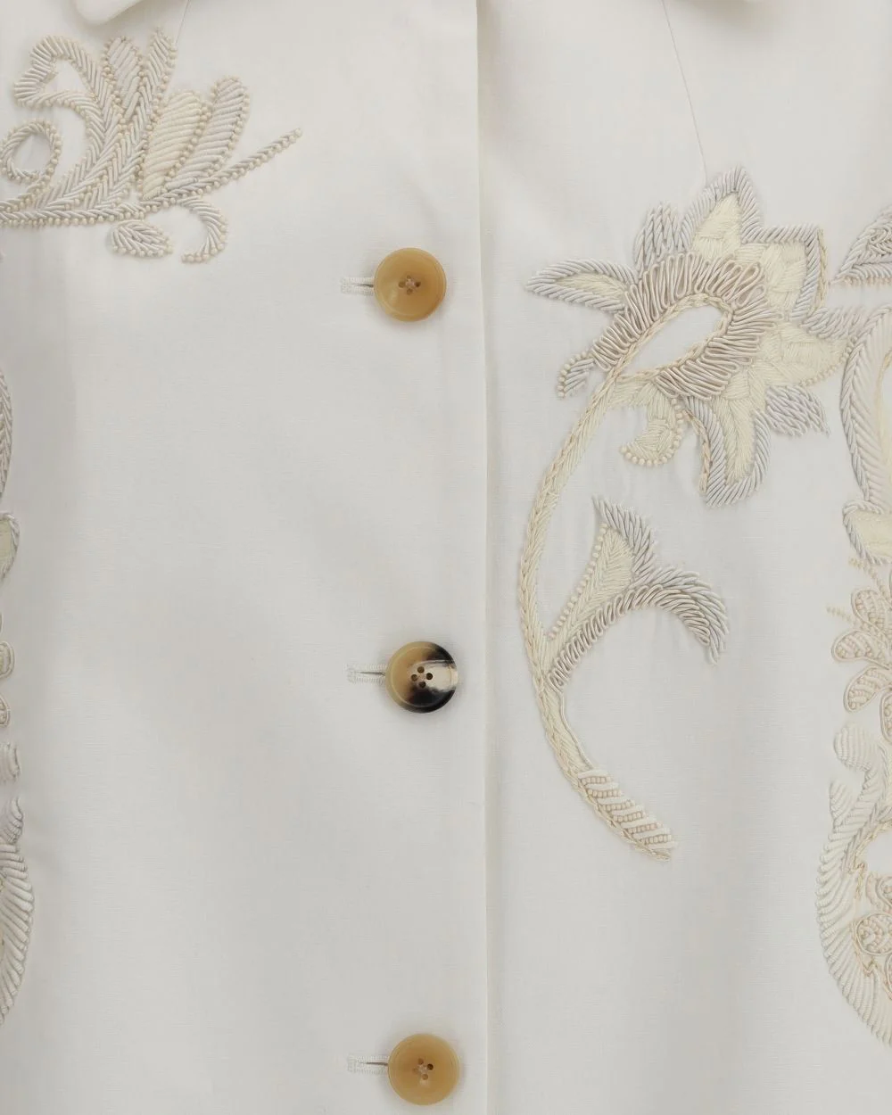 DRIES VAN NOTEN - Women Monocolour Matador Embroidery Coat - Image 4