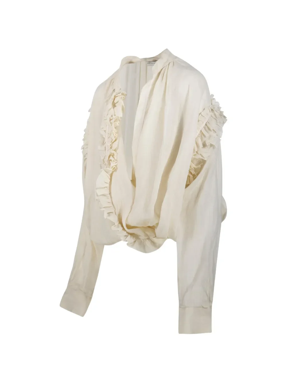 DRIES VAN NOTEN - Women Mousseline Ramie Shirt - Image 2