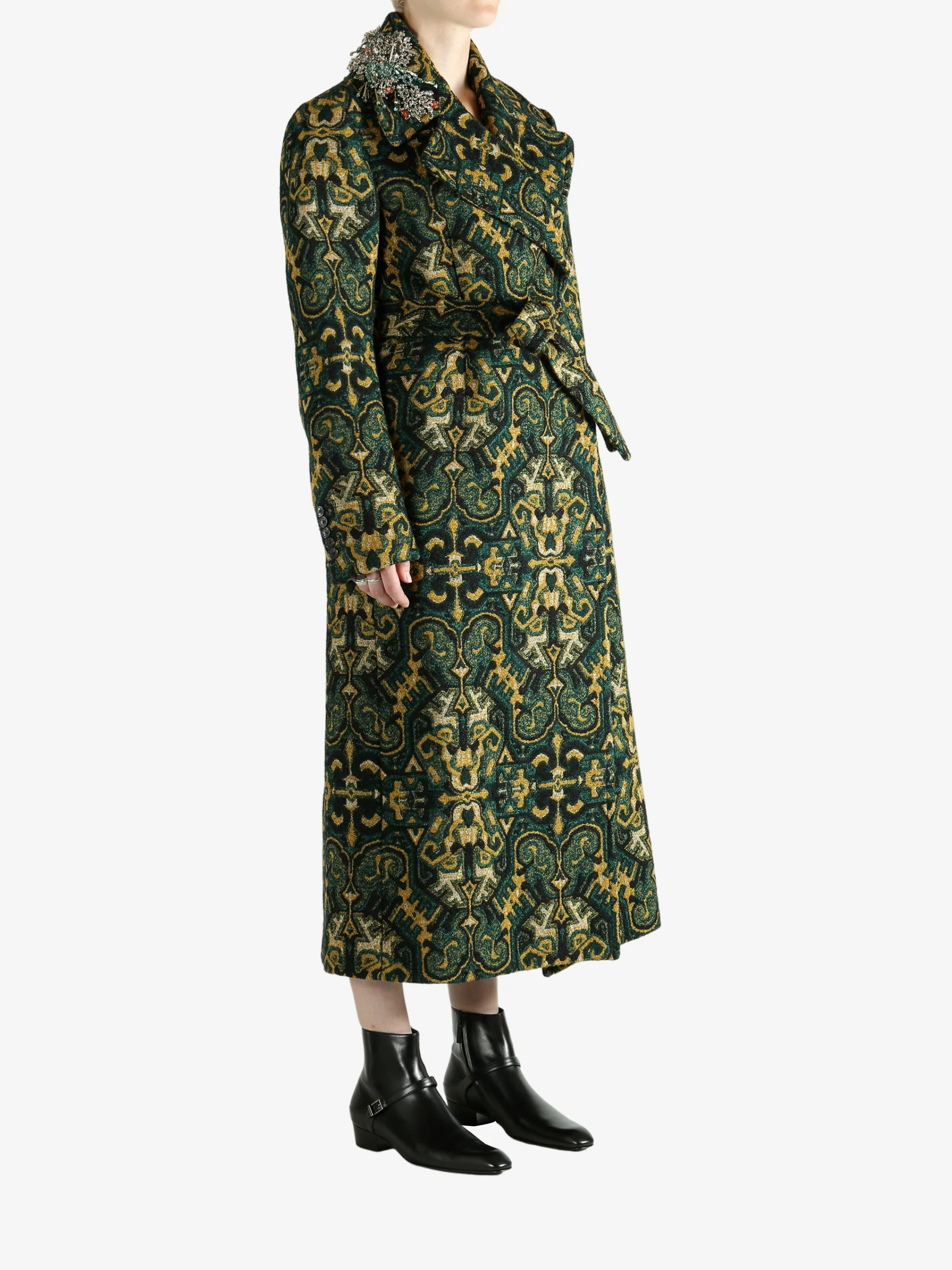 DRIES VAN NOTEN - Women Rafaella SH Embellished Coat - Image 2