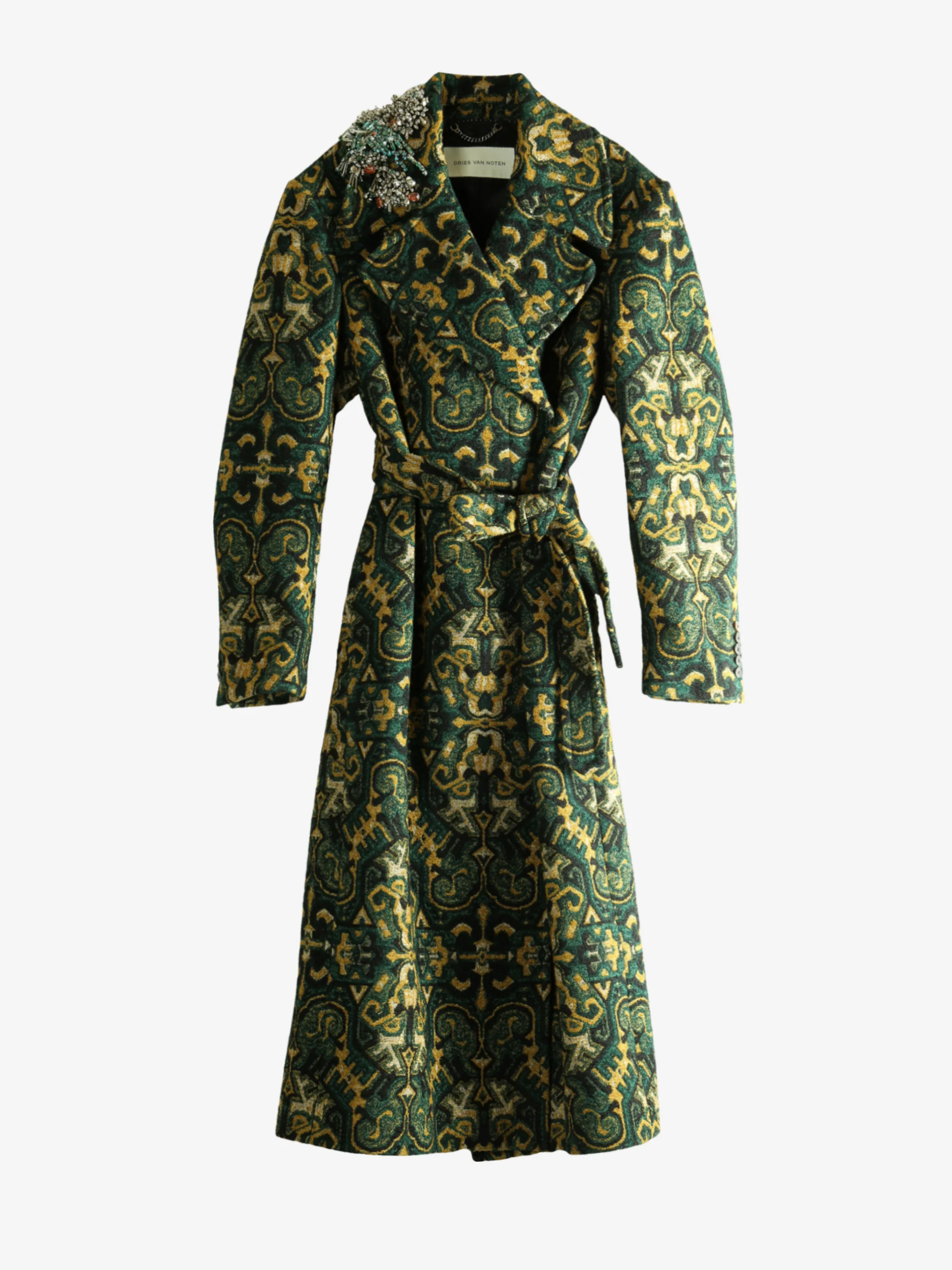 DRIES VAN NOTEN - Women Rafaella SH Embellished Coat - Image 4