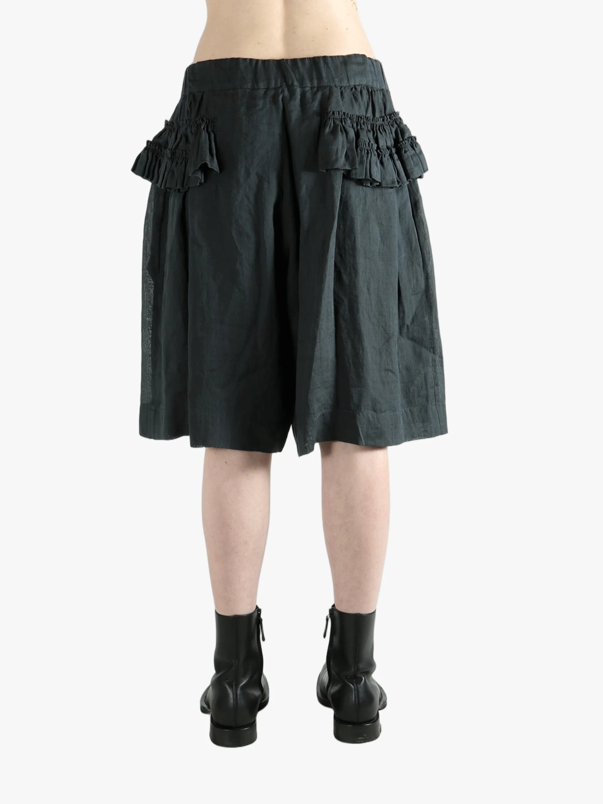 DRIES VAN NOTEN - Women Ramie Culottes - Image 3